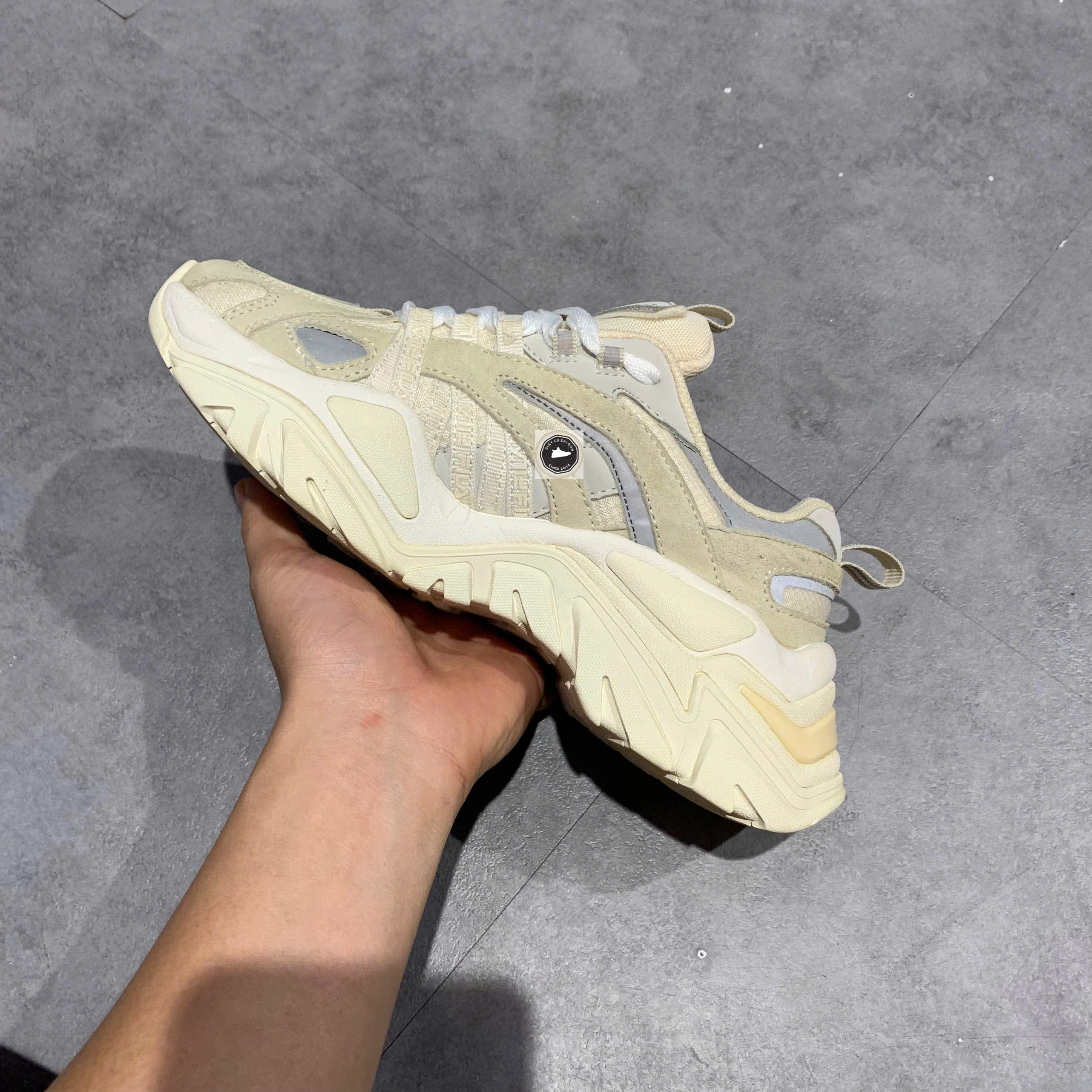 🔥 FILA INTERATION CREAM WHITE – SIZE 36 1/2 – PVN22945 – CHÍNH HÃNG