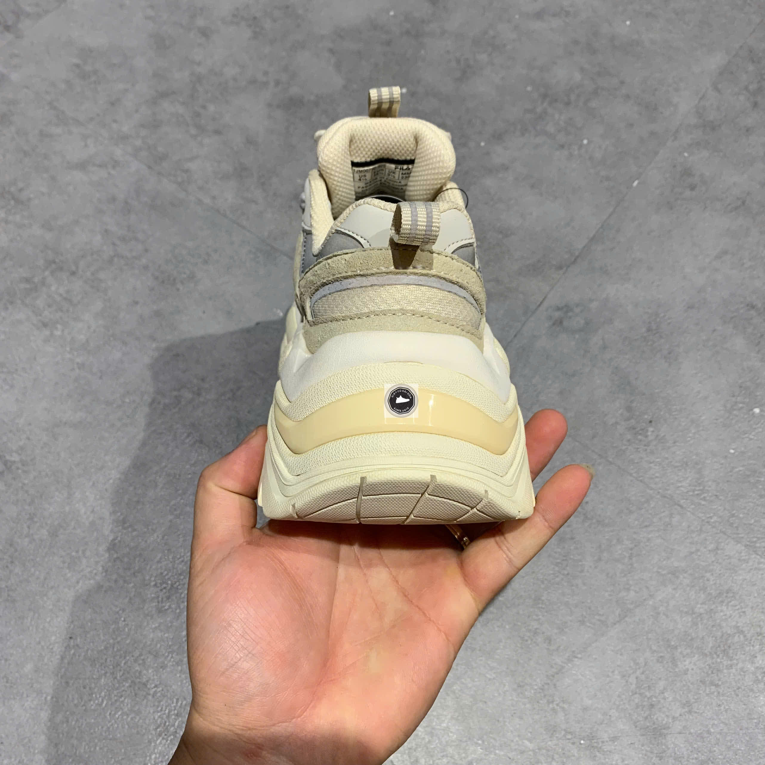 🔥 FILA INTERATION CREAM WHITE – SIZE 36 1/2 – PVN22945 – CHÍNH HÃNG