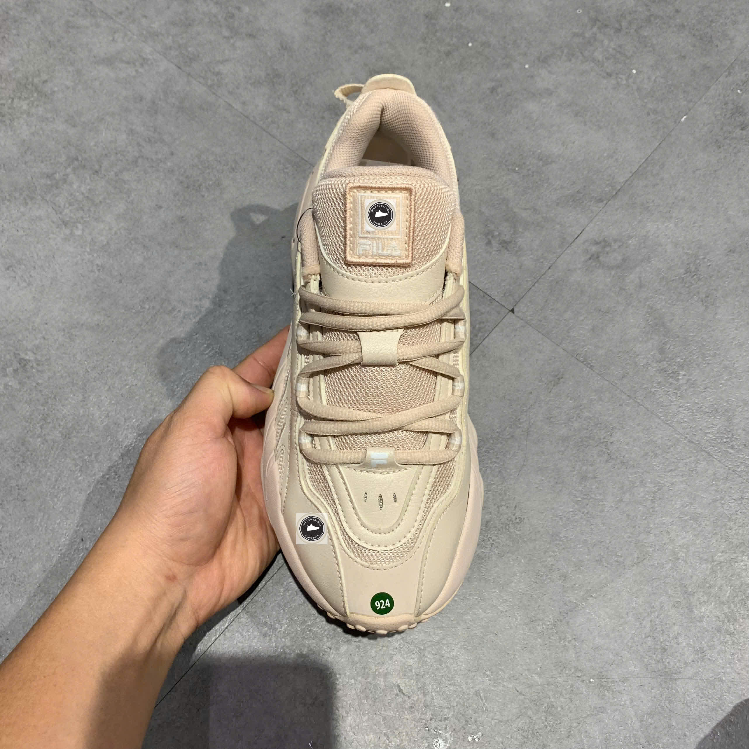 🔥 FILA ADE LOW-TOP ‘BEIGE / NAKED PINK’ – SIZE 36 – PVN22923 – CHÍNH HÃNG