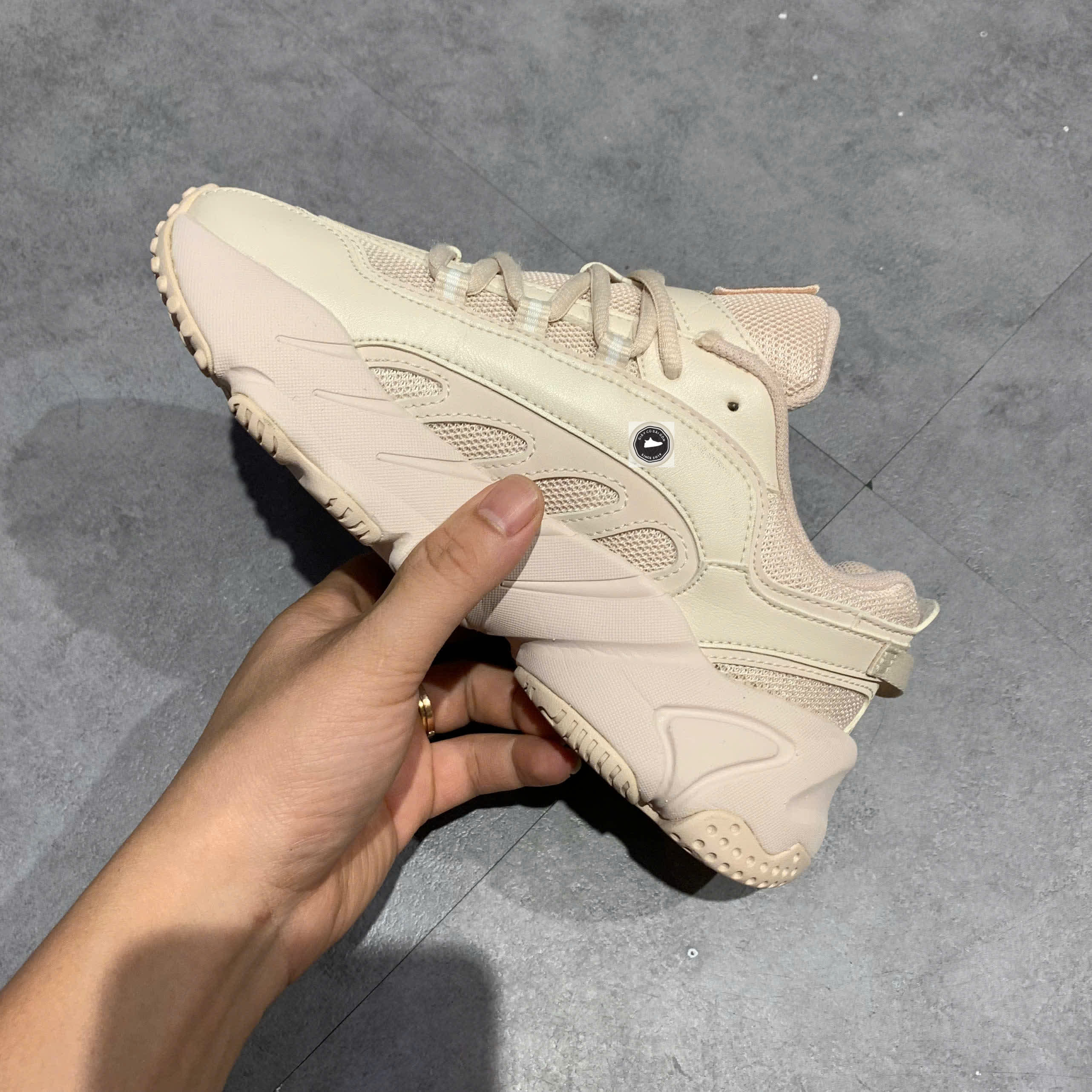 🔥 FILA ADE LOW-TOP ‘BEIGE / NAKED PINK’ – SIZE 36 – PVN22923 – CHÍNH HÃNG