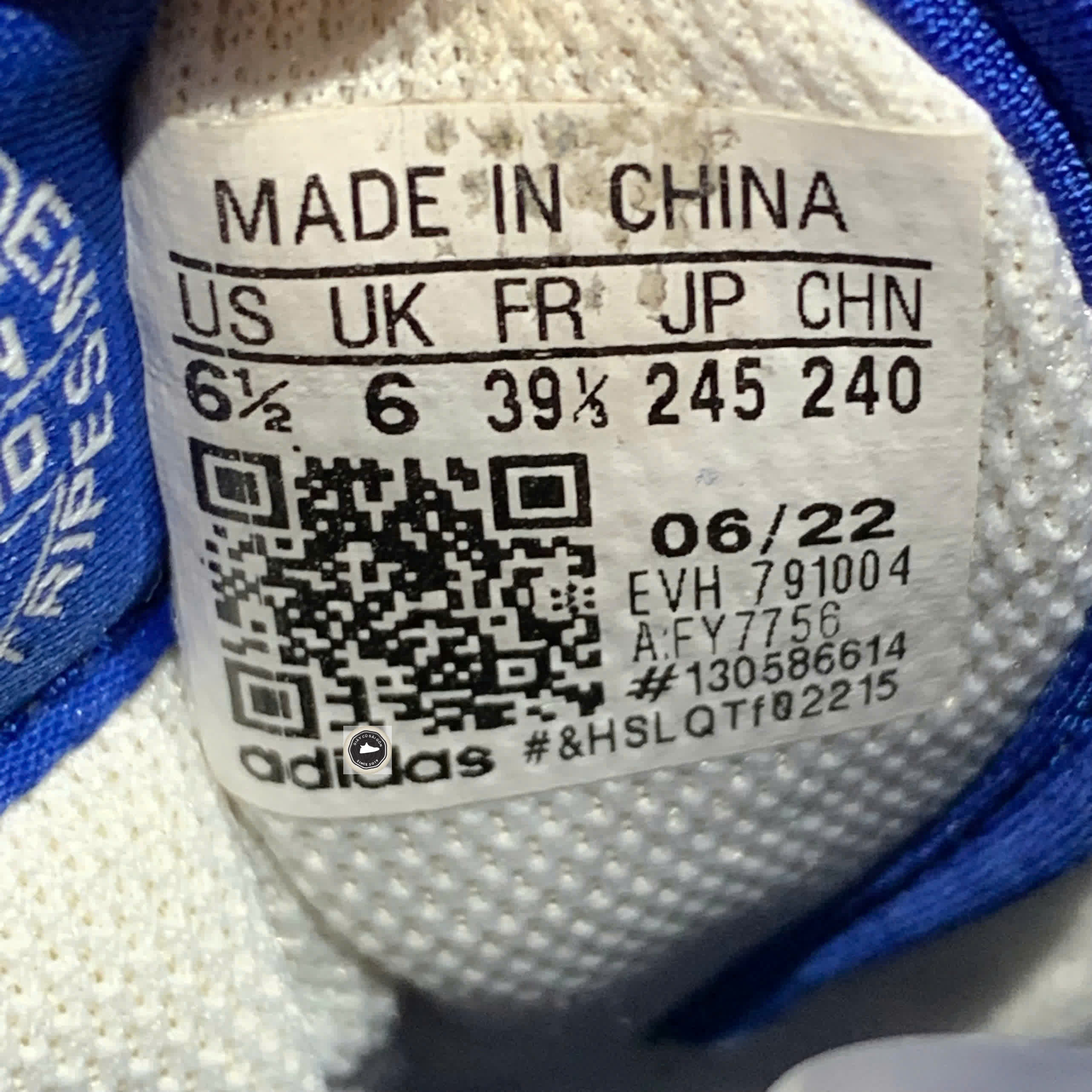 🔥 ADIDAS FORUM LOW ‘WHITE / ROYAL BLUE’ – SIZE 39 1/3 – PVN22999 – CHÍNH HÃNG