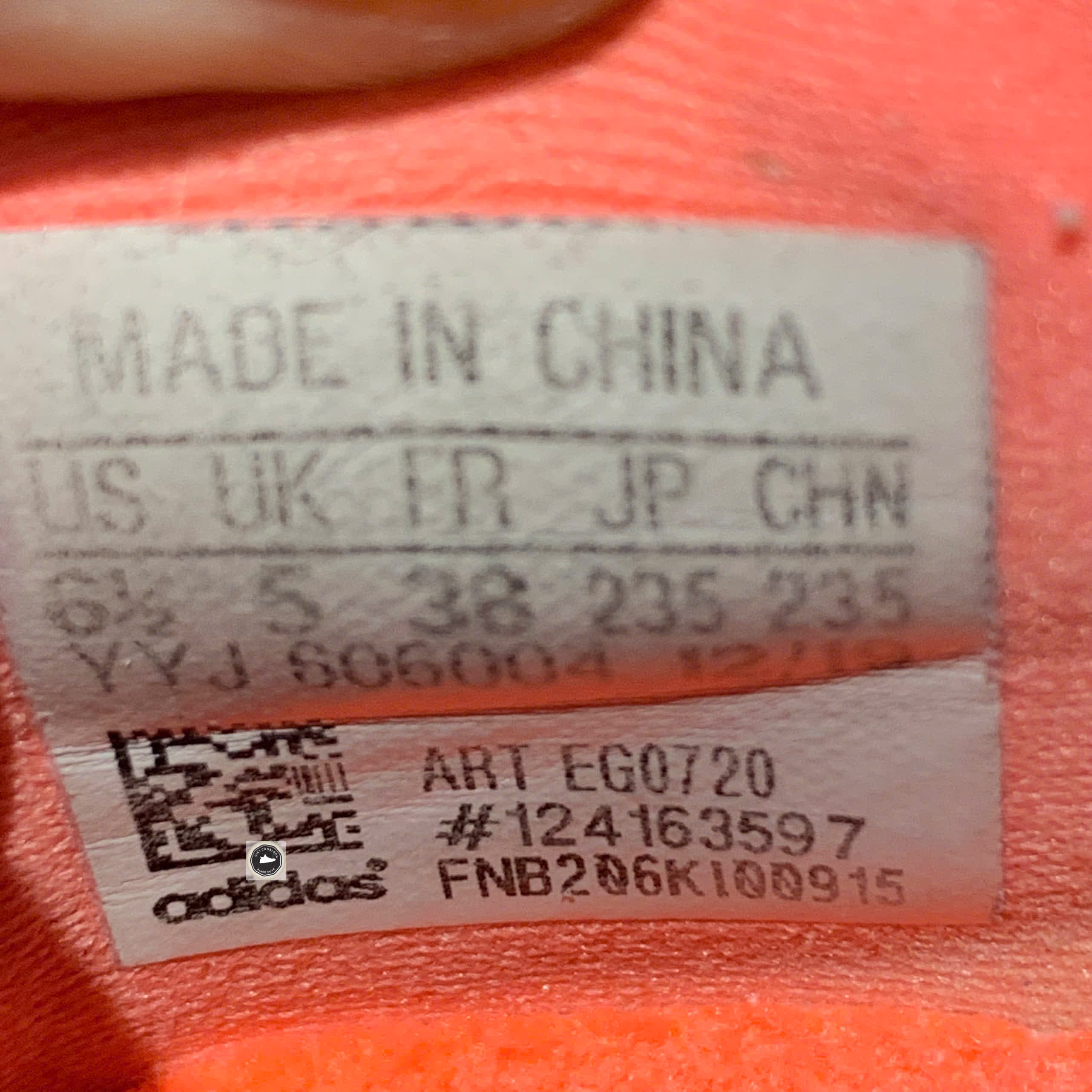 🔥 ADIDAS ULTRABOOST 20 ‘SIGNAL CORAL’ – SIZE 38 – PVN22967 – CHÍNH HÃNG