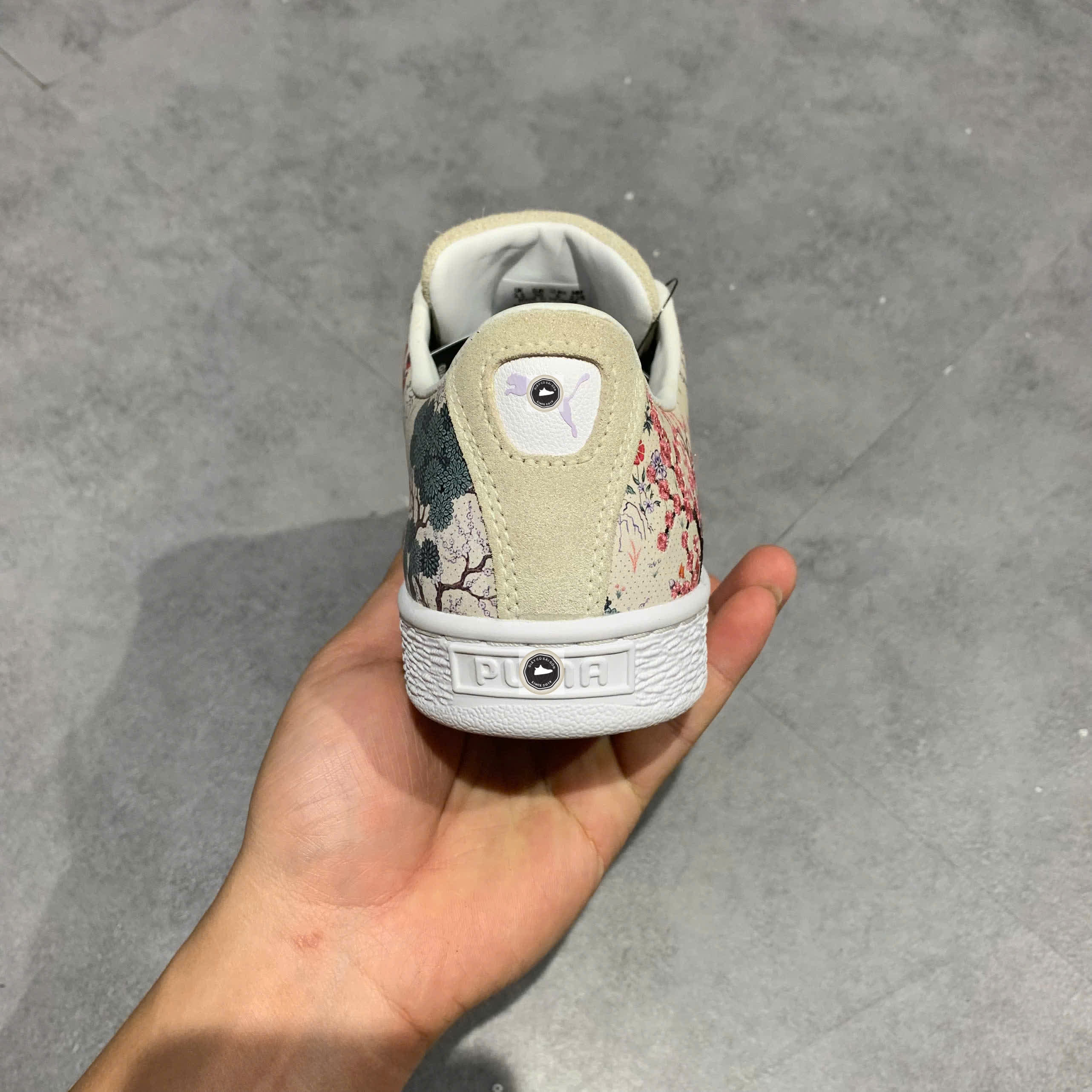 [Liberty of London x Puma Basket 'Birch'] - 382106 01 - Size 36 - GIÀY 2HAND CHÍNH HÃNG 22968