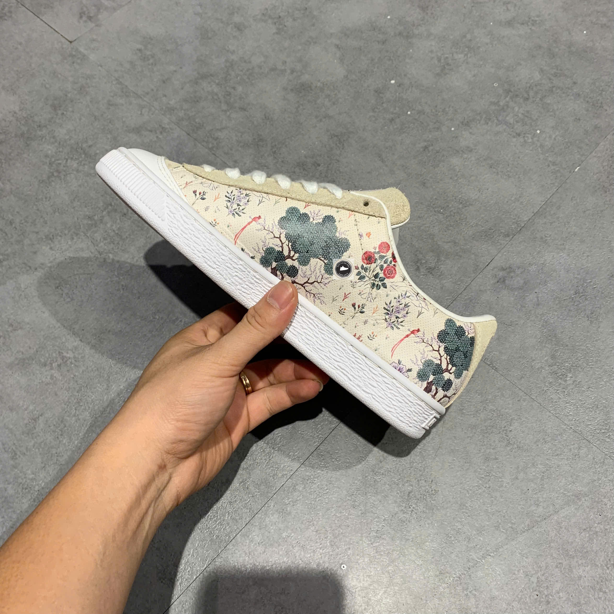 [Liberty of London x Puma Basket 'Birch'] - 382106 01 - Size 36 - GIÀY 2HAND CHÍNH HÃNG 22968