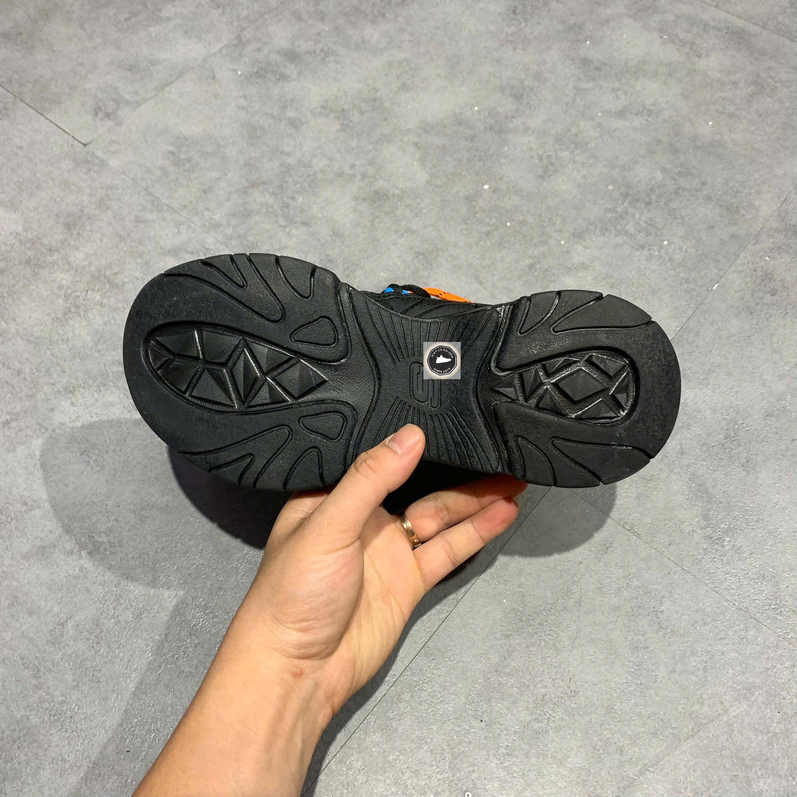 🔥 Skechers Stamina V3 Black Orange Blue – SIZE 36.5 – PVN22906 – CHÍNH HÃNG