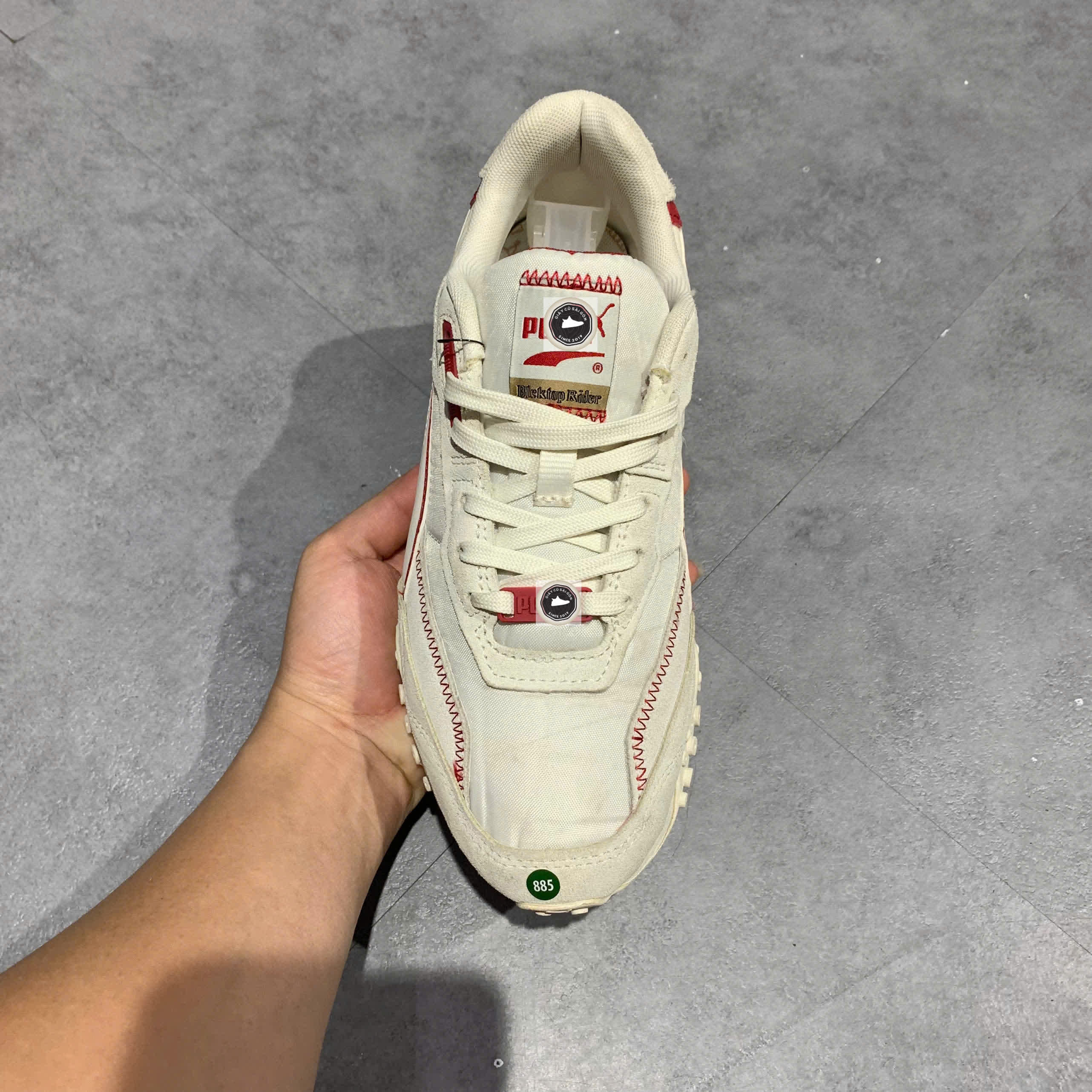 Puma Blktop Rider CNY 'Versatile Beige' - 397194 01 - Size 38 - GIÀY 2HAND CHÍNH HÃNG 22939