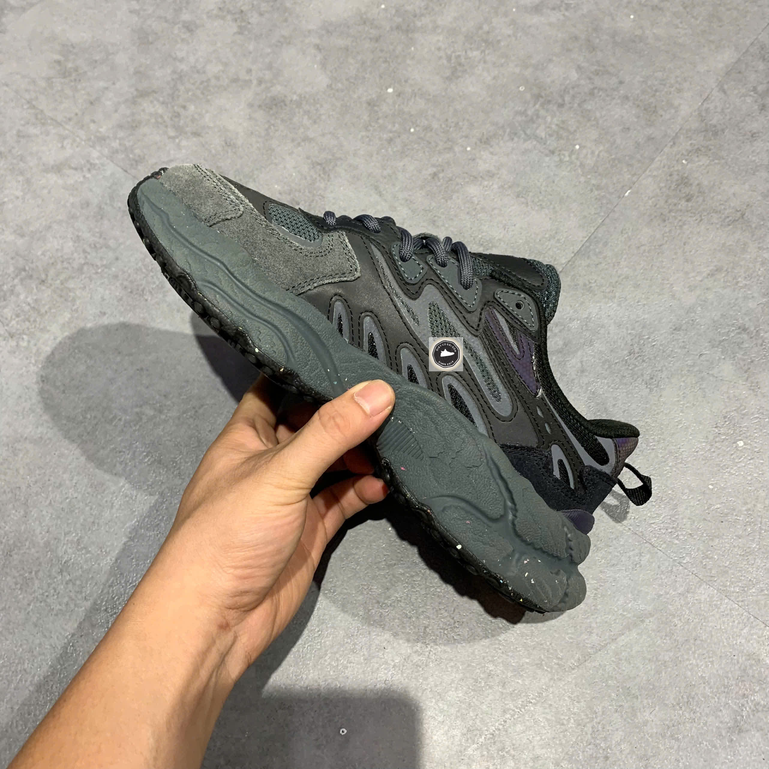 🔥 Fila Fern Sneakers Black Green – SIZE 36.5 – PVN23032 – CHÍNH HÃNG