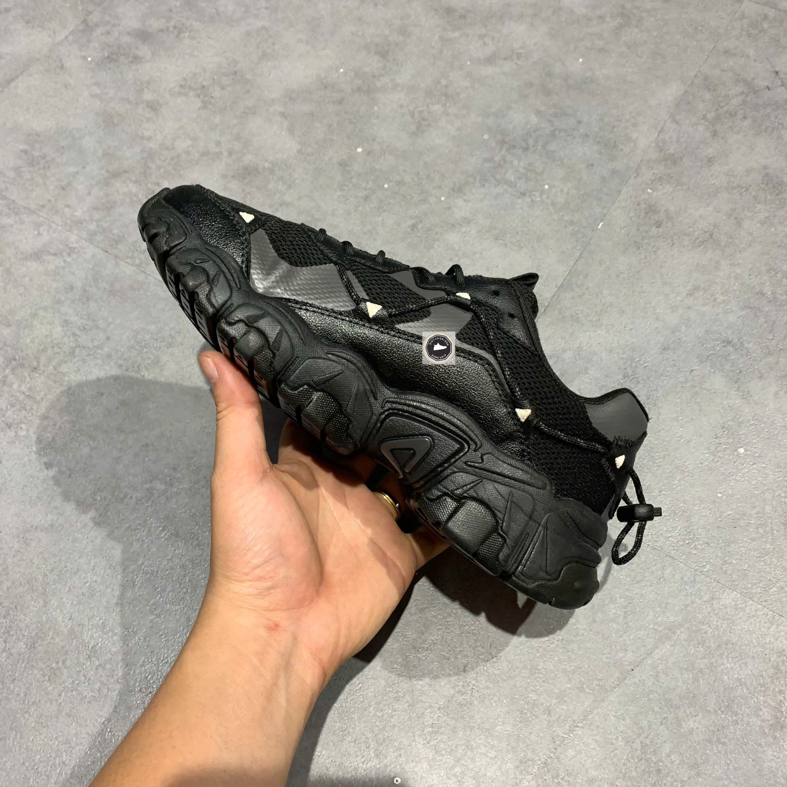 🔥 FILA FUSION ‘BLACK’ – SIZE 37.5 – PVN22934 – CHÍNH HÃNG
