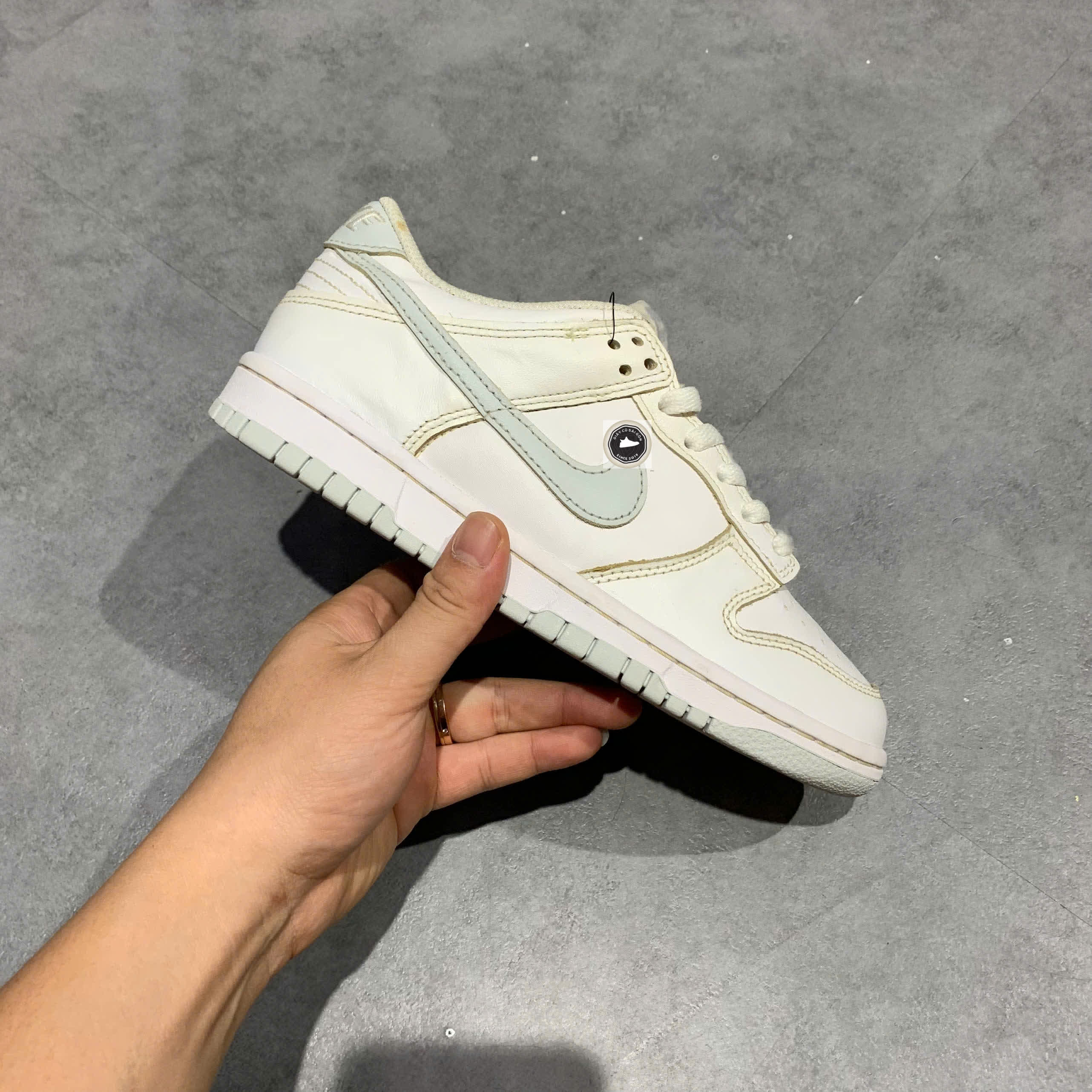 🔥 Nike Dunk Low GS 'White Pure Platinum' – SIZE 37.5 – PVN22966 – CHÍNH HÃNG