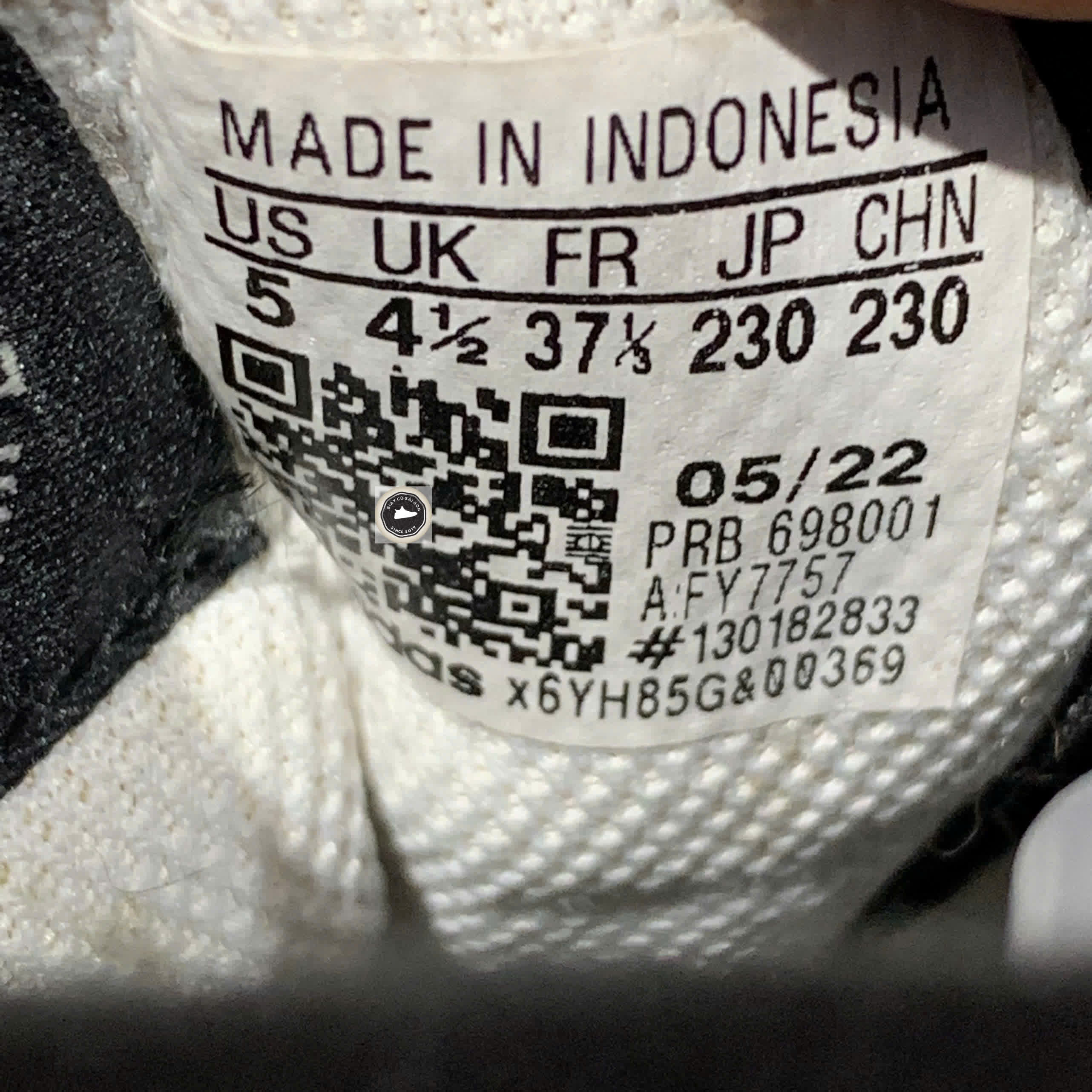 🔥 ADIDAS FORUM LOW ‘WHITE/BLACK’ – SIZE 37 1/3 – PVN23034 – CHÍNH HÃNG