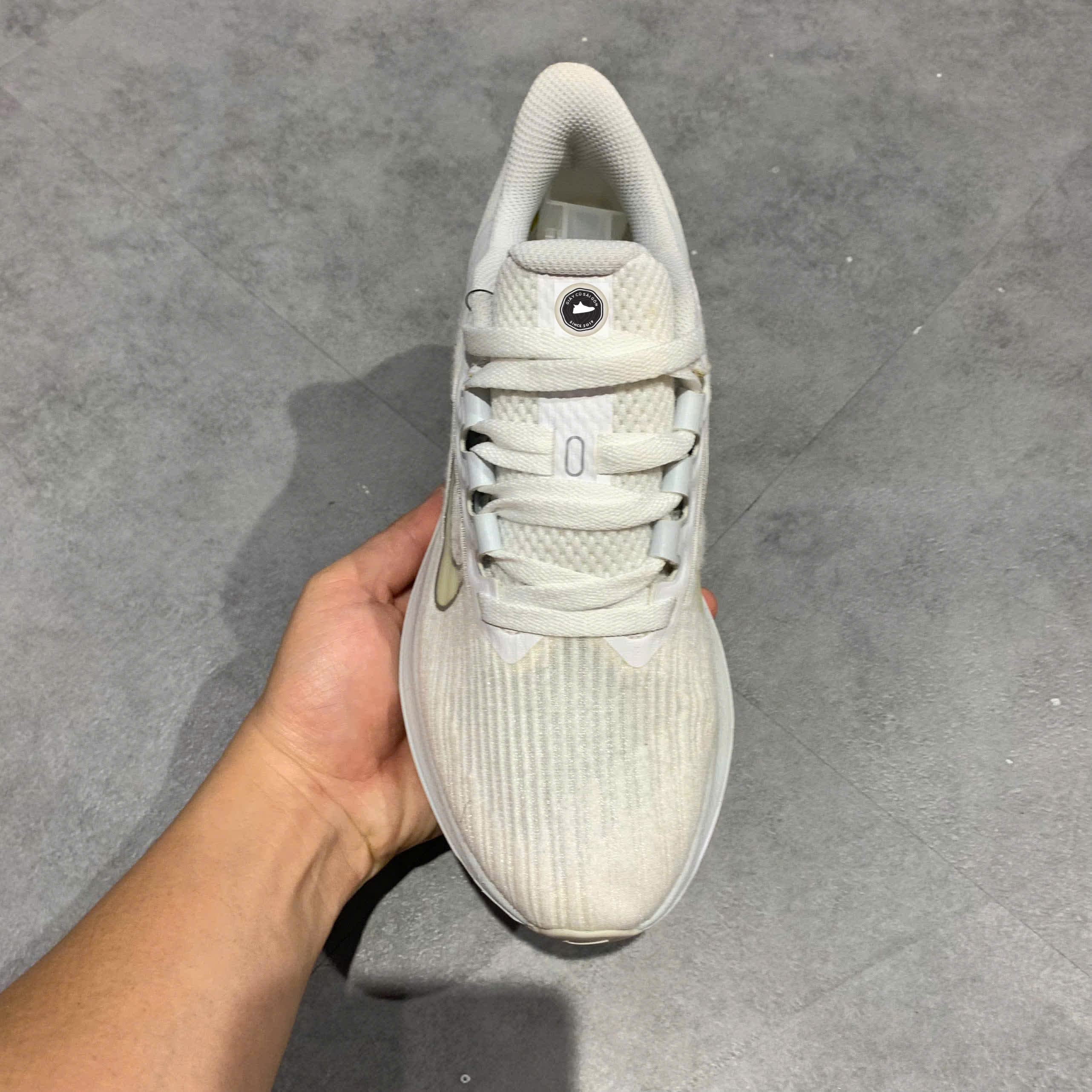 🔥 Giày Nike Air Winflo 9 'White Metallic Silver' DD8686‑100 – SIZE 36.5 – PVN22941 – CHÍNH HÃNG