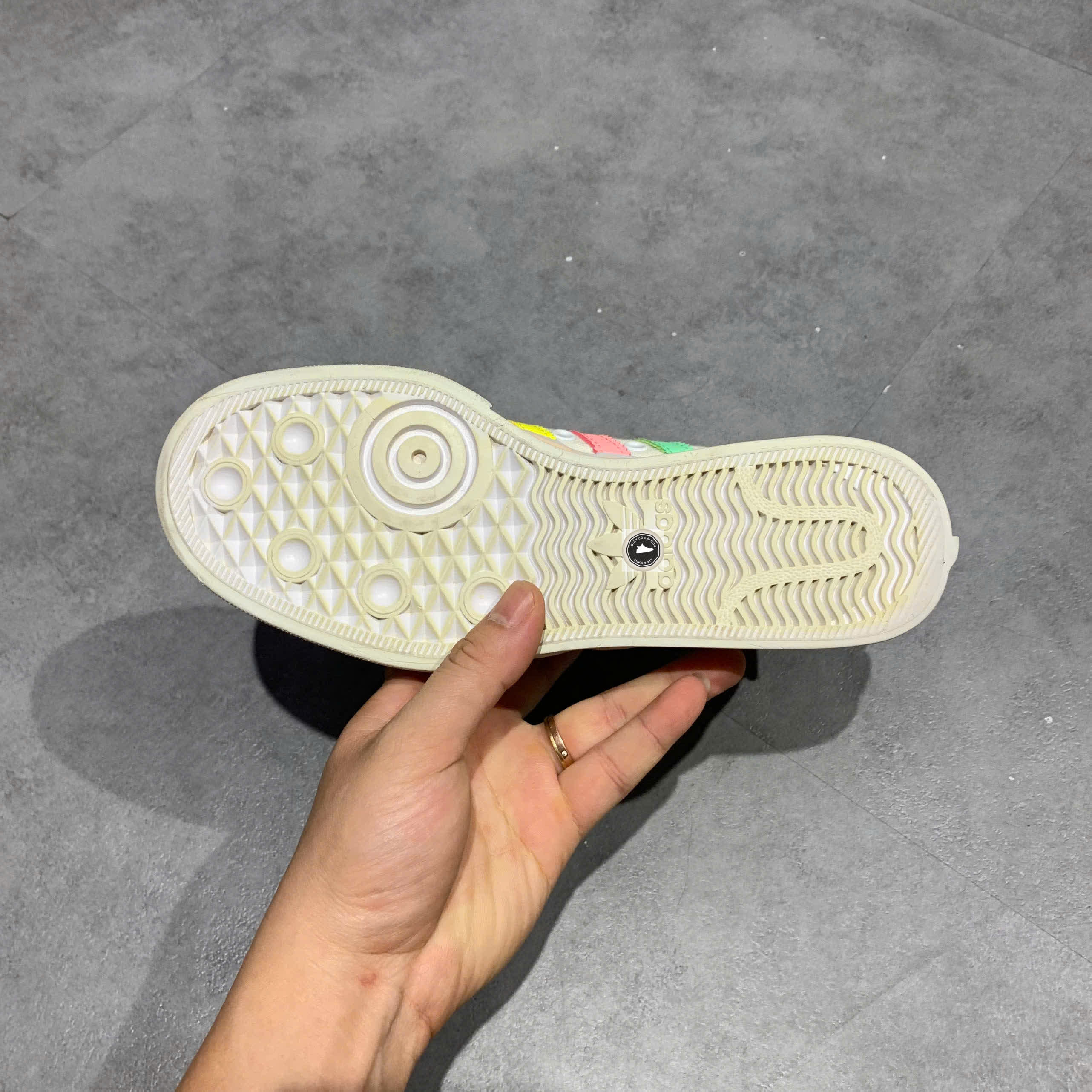 🔥 ADIDAS NIZZA PLATFORM ‘MULTI BRIGHT STRIPES’ – SIZE 38 – PVN22903 – CHÍNH HÃNG