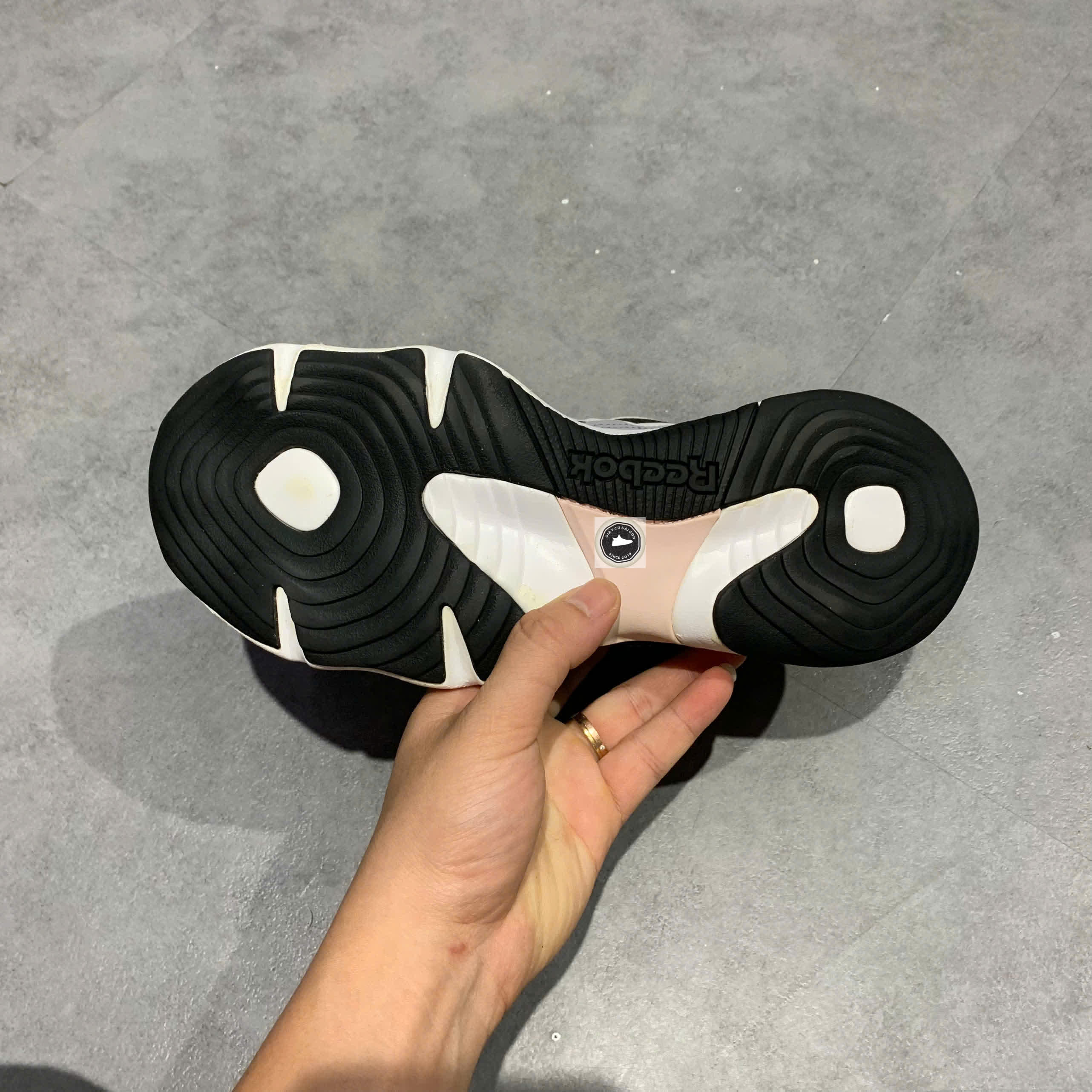 🔥 REEBOK CLASSIC NYLON ‘LIGHT GREY / WHITE’ – SIZE 38 – PVN23052 – CHÍNH HÃNG