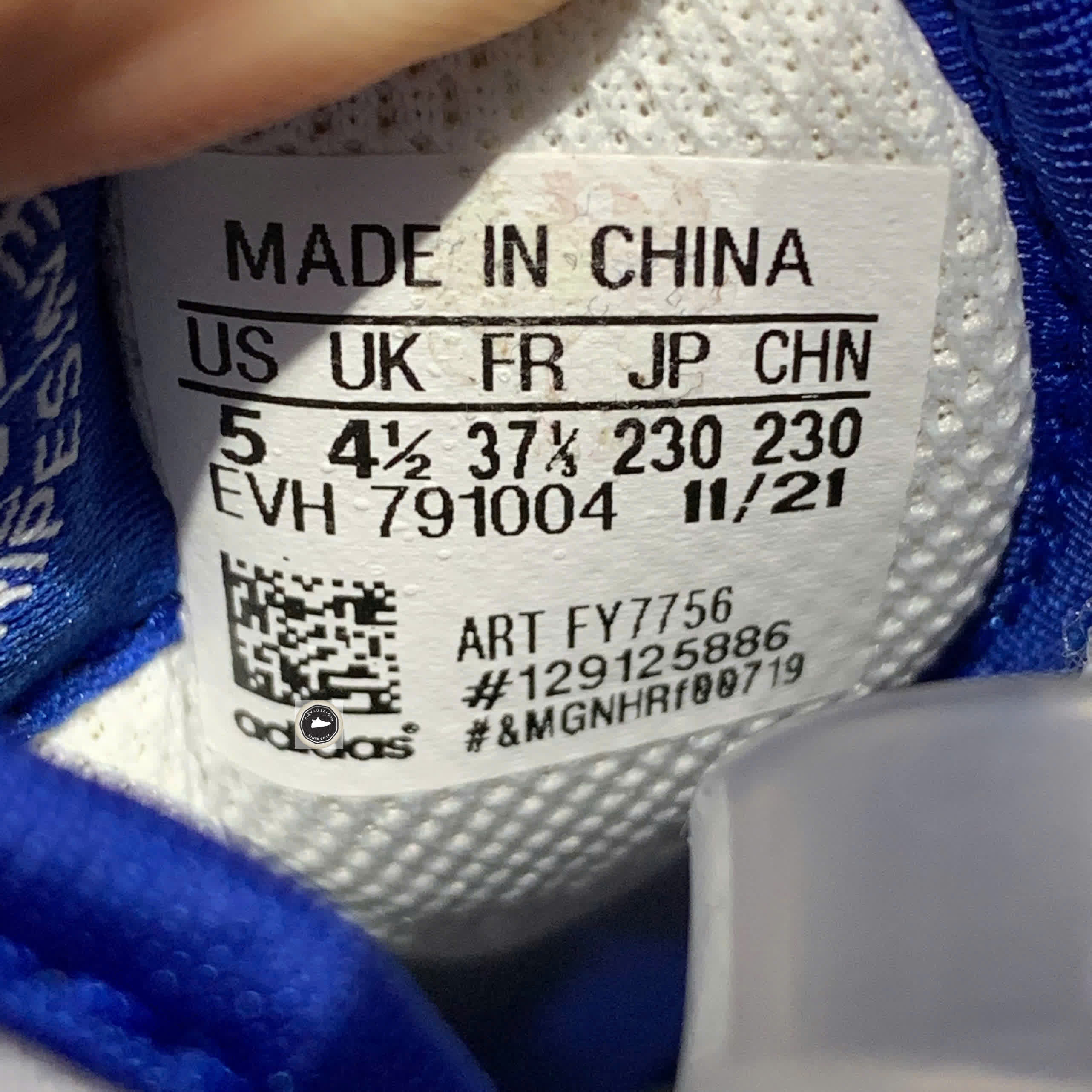 🔥 ADIDAS FORUM LOW ‘WHITE/ROYAL BLUE’ – SIZE 37 1/3 – PVN23011 – CHÍNH HÃNG