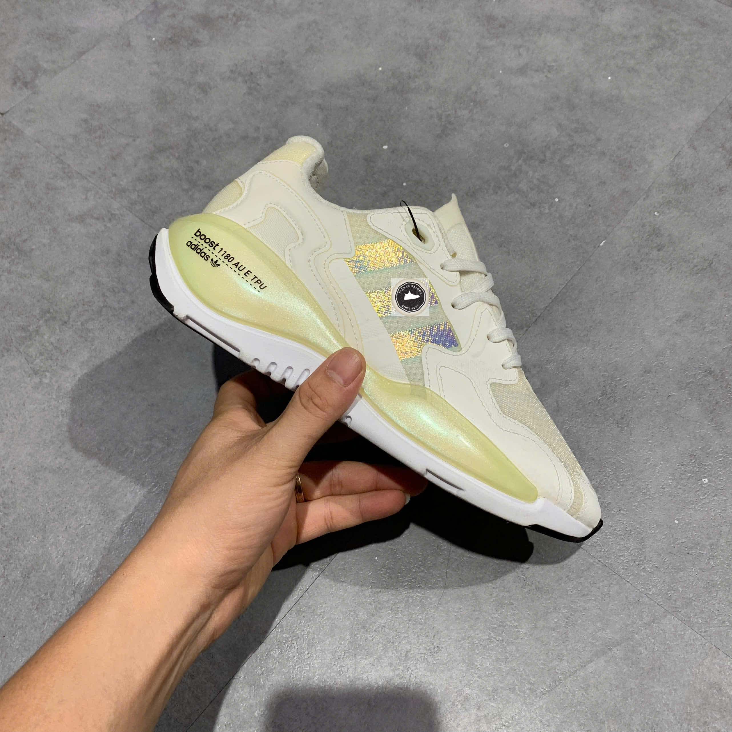 🔥 Giày Adidas Wmns ZX Alkyne 'White Iridescent' FY3026 – SIZE 37 1/3 – PVN22985 – CHÍNH HÃNG