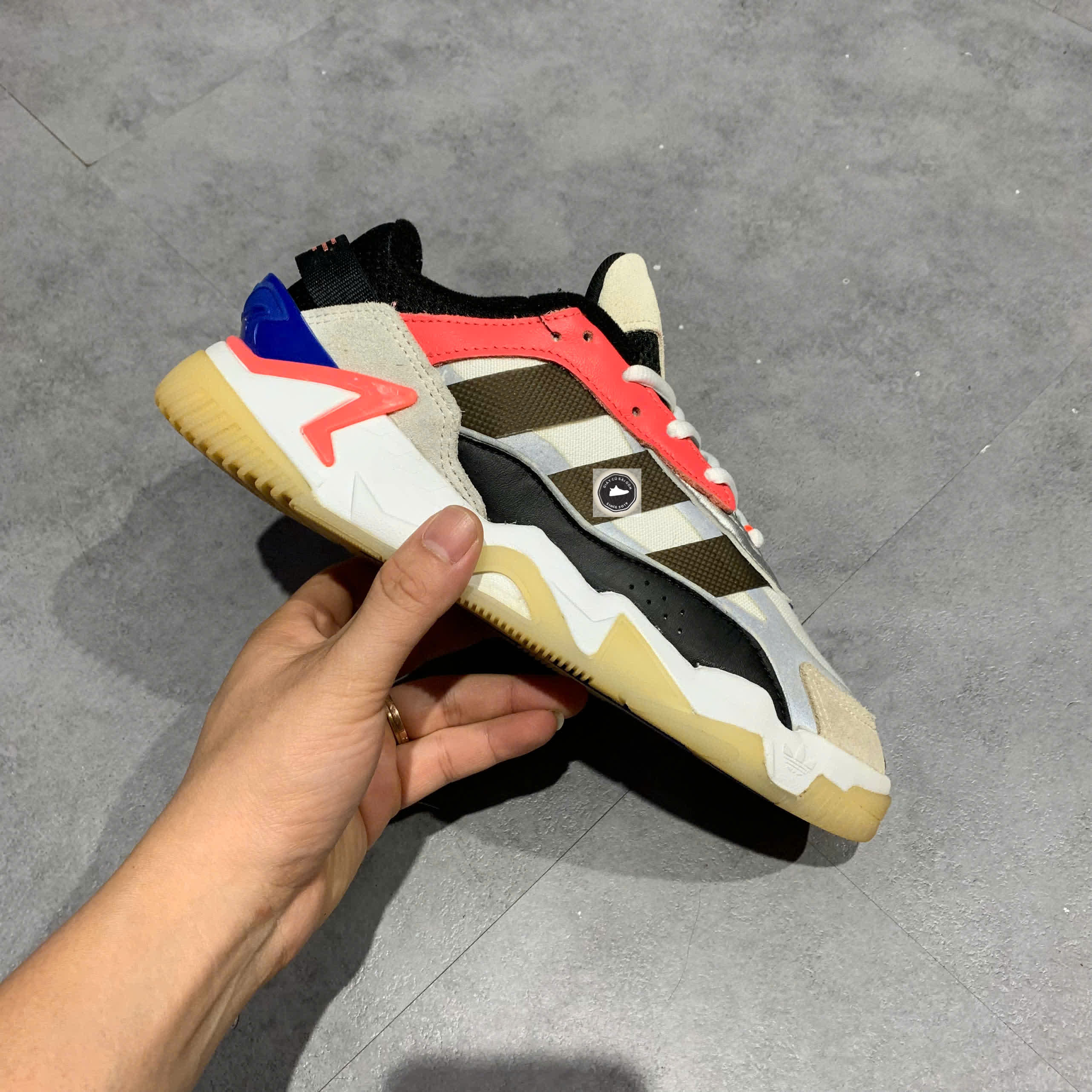 🔥 ADIDAS NITEBALL 2 ‘WHITE / CORE BLACK / SEMI TURBO’ – SIZE 38 – PVN22919 – CHÍNH HÃNG