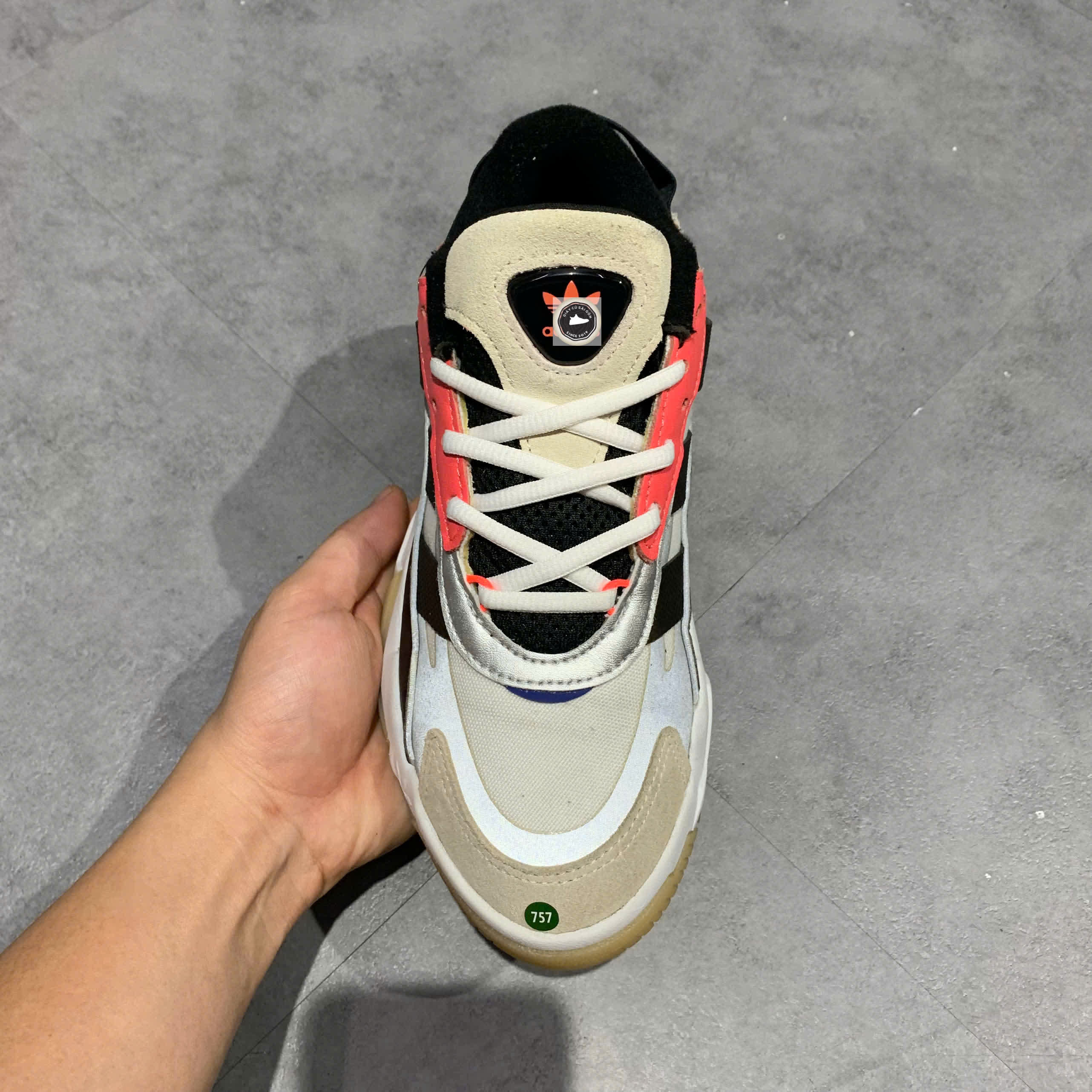 🔥 ADIDAS NITEBALL 2 ‘WHITE / CORE BLACK / SEMI TURBO’ – SIZE 38 – PVN22919 – CHÍNH HÃNG