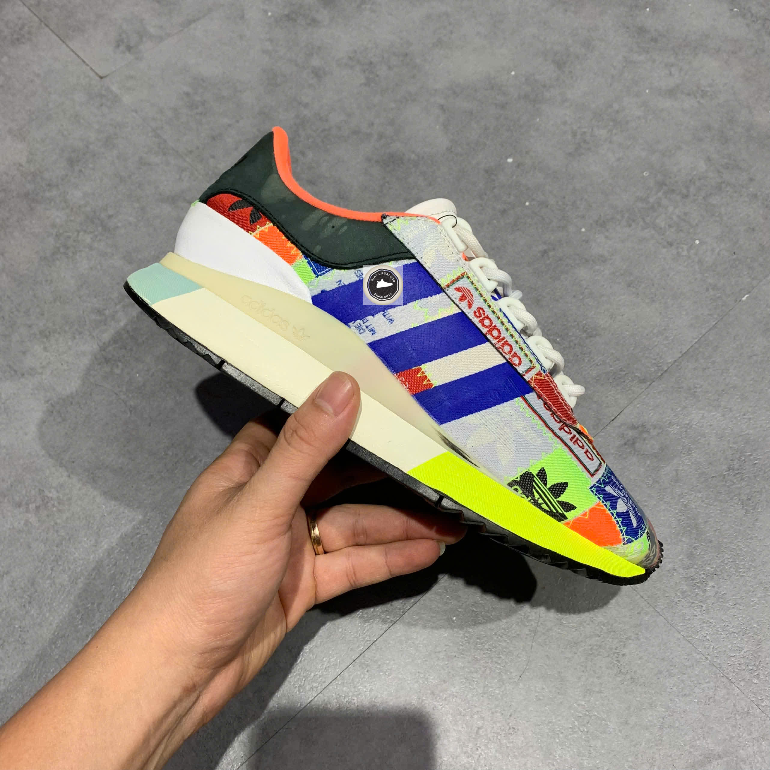 🔥 ADIDAS SL ANDRIDGE ‘MULTICOLOR’ – SIZE 37 1/3 – PVN23043 – CHÍNH HÃNG