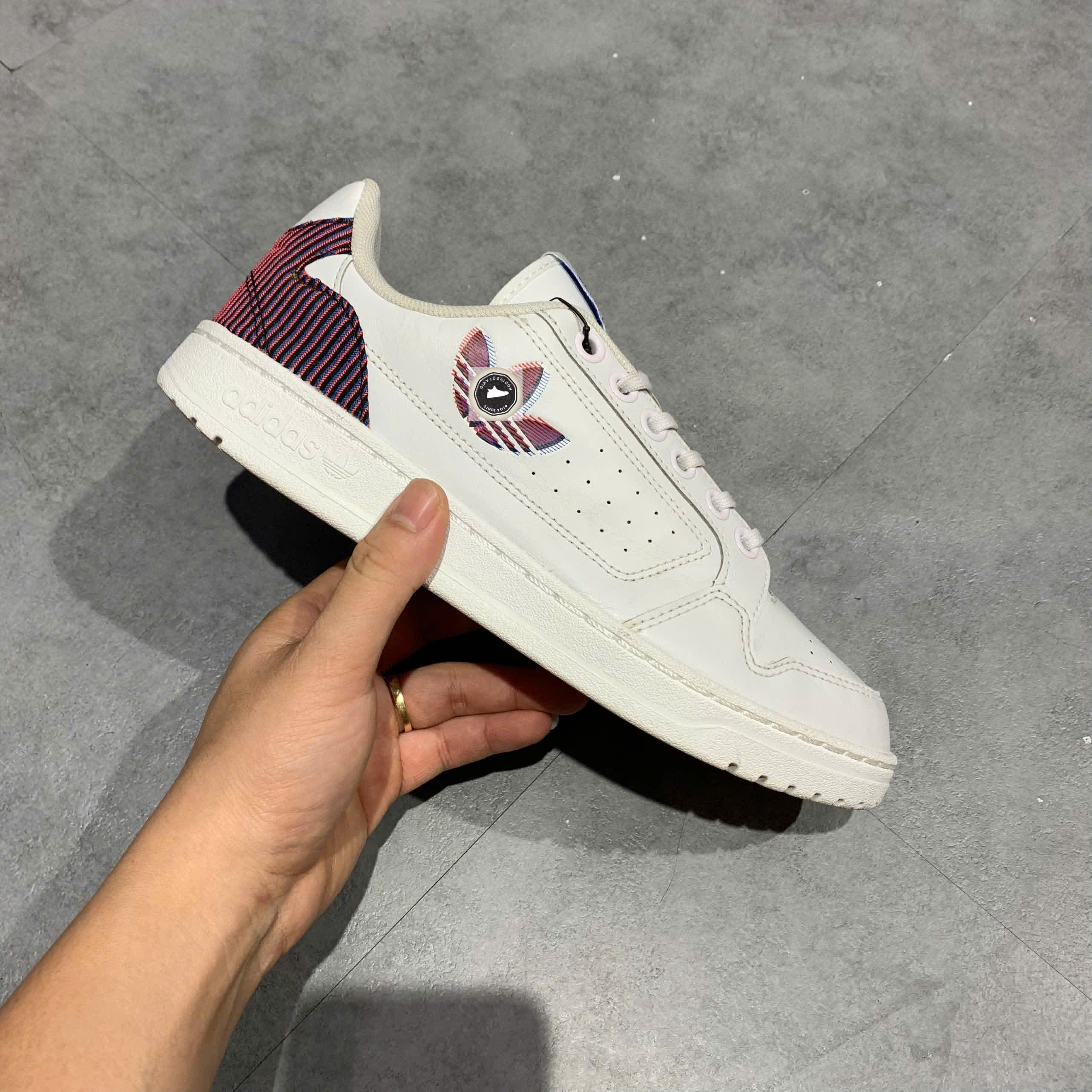 Adidas NY 90 'Dash Grey Solar Red' - H02169 - Size 40 - GIÀY 2HAND CHÍNH HÃNG 22860