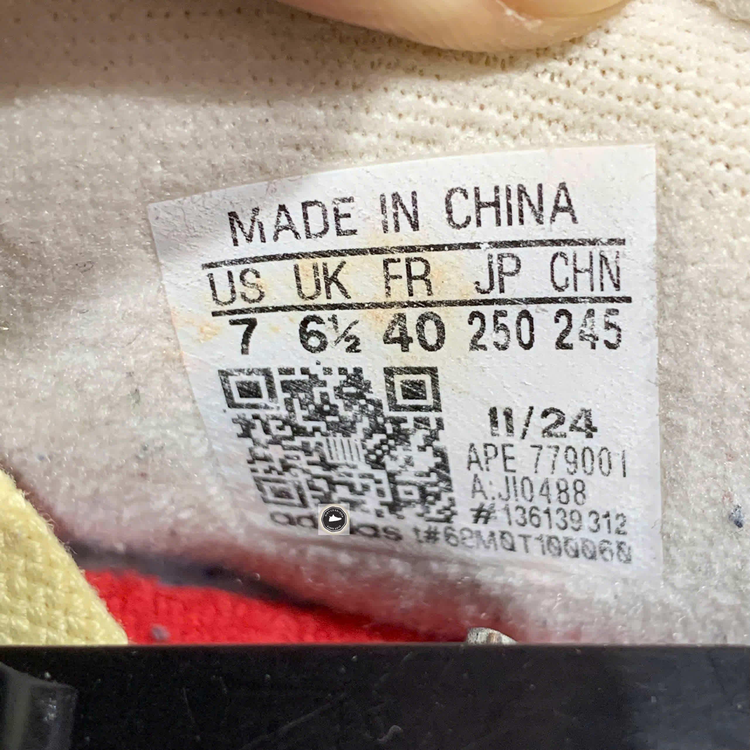 Adidas Forum 84 Low CL Non Dyed Warm Vanilla - JI0488 - Size 40 - GIÀY 2HAND CHÍNH HÃNG 22810