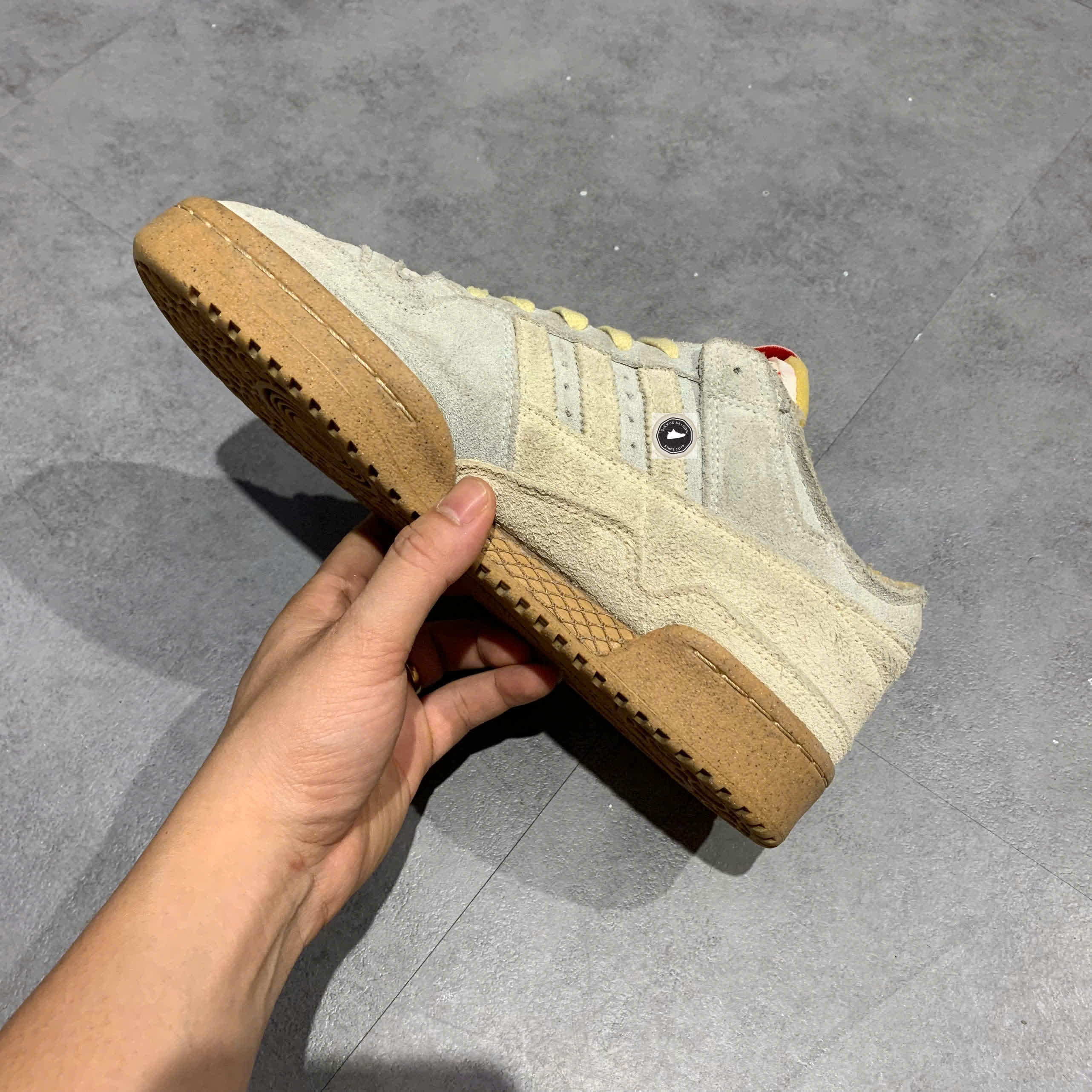 Adidas Forum 84 Low CL Non Dyed Warm Vanilla - JI0488 - Size 40 - GIÀY 2HAND CHÍNH HÃNG 22810