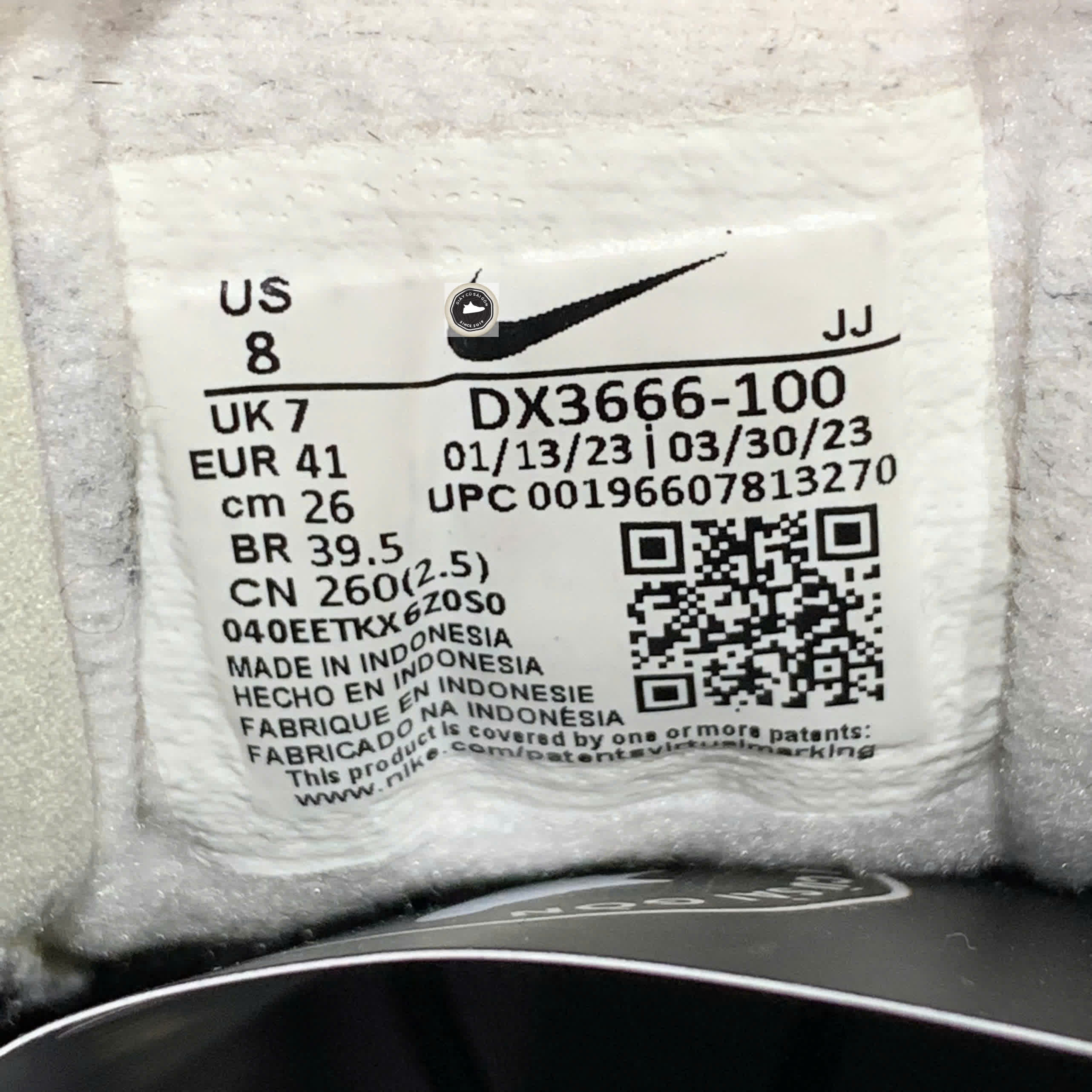 🔥 Giày Nike Air Max Solo 'White Black' DX3666‑001 – SIZE 41 – PVN22893 – CHÍNH HÃNG