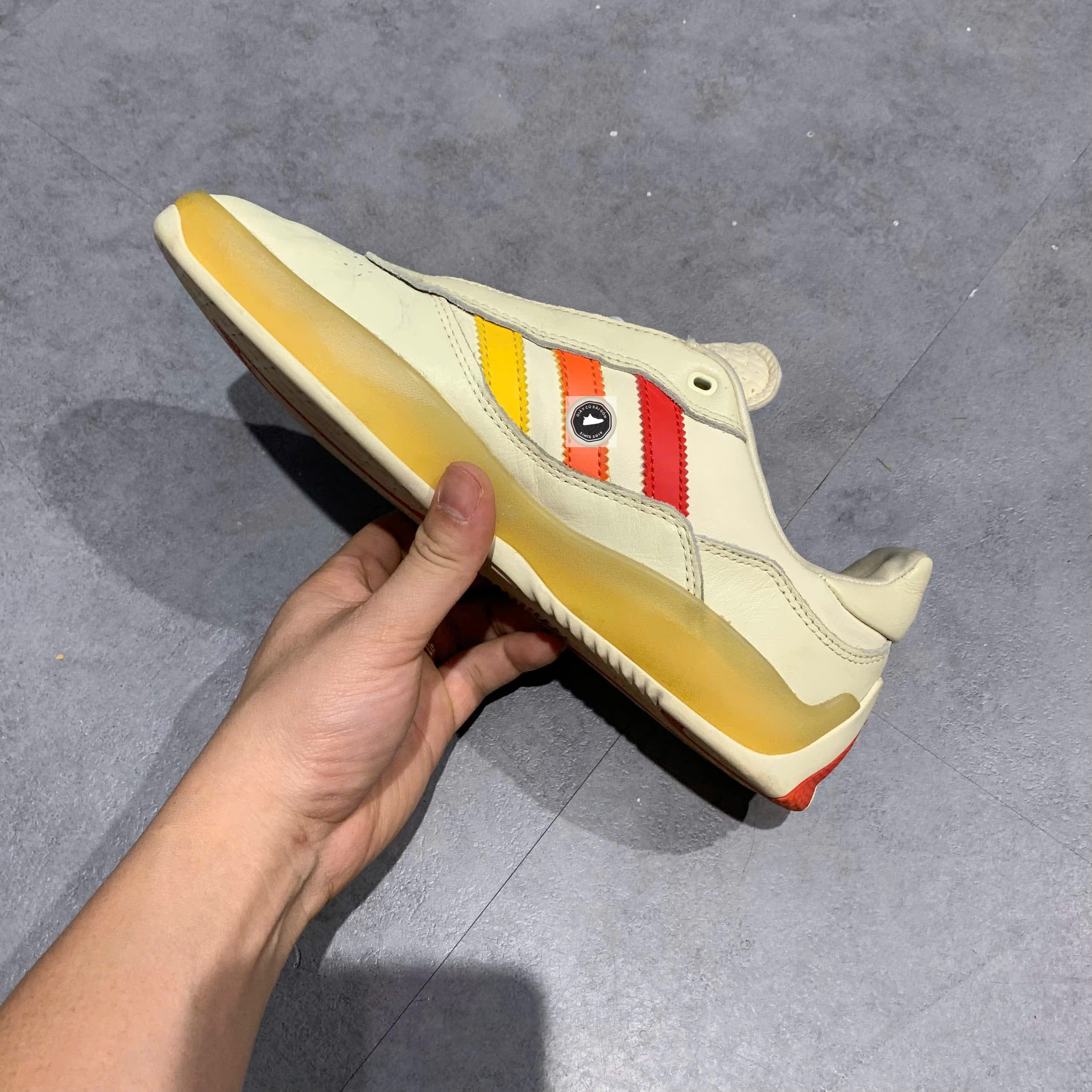 🔥 ADIDAS FORUM LOW ‘WHITE BLUE’ – SIZE 41 1/3 – PVN23181 – CHÍNH HÃNG