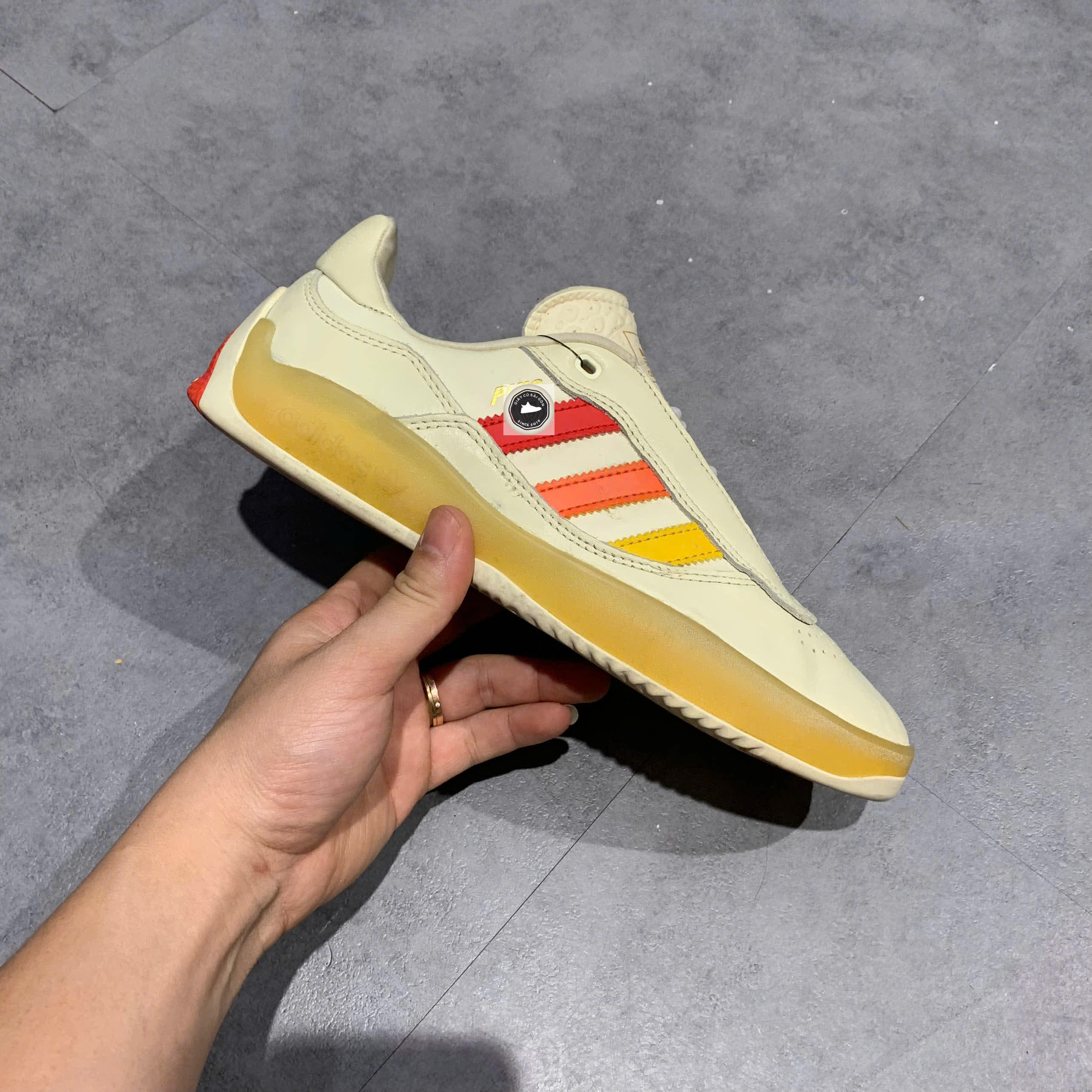 🔥 ADIDAS FORUM LOW ‘WHITE BLUE’ – SIZE 41 1/3 – PVN23181 – CHÍNH HÃNG