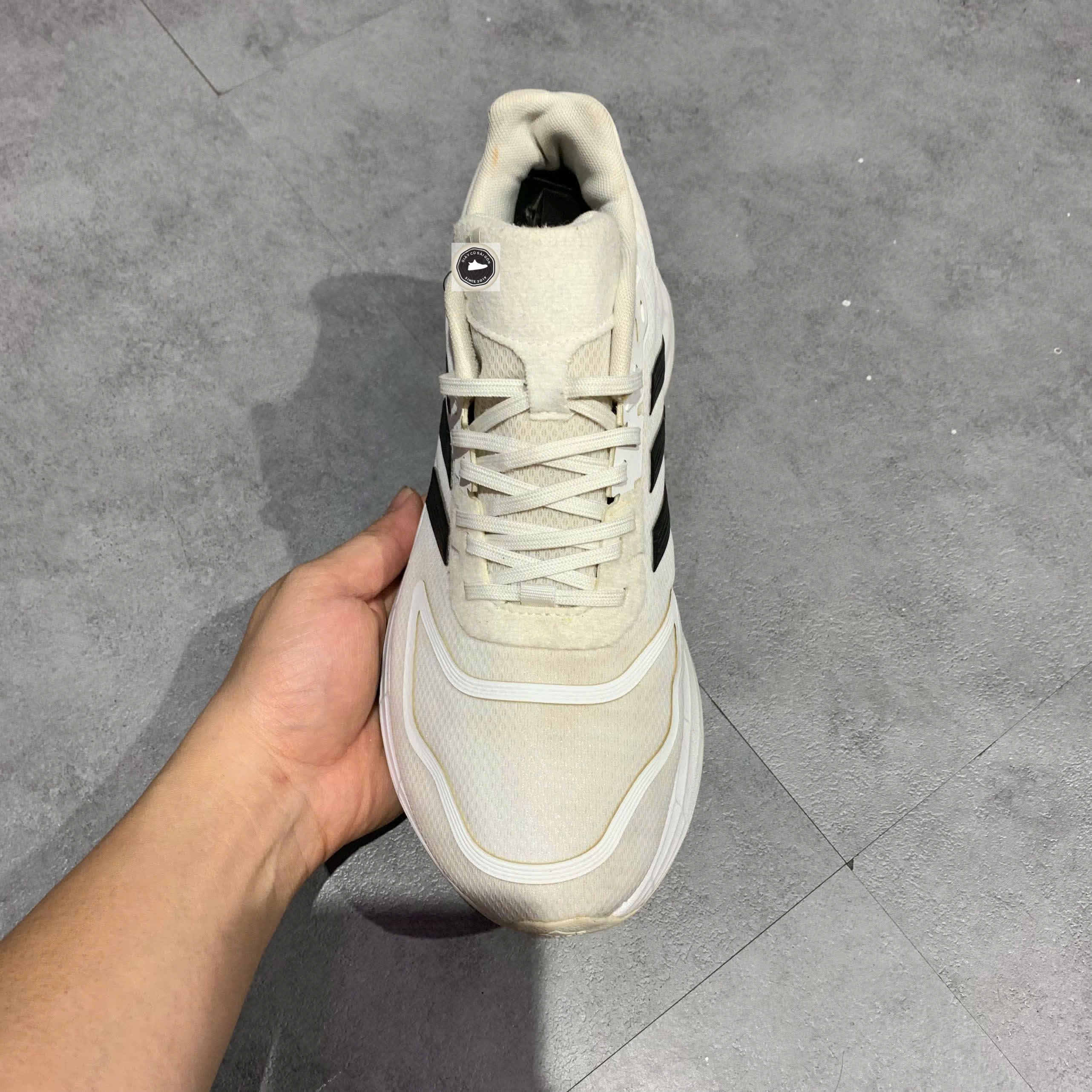 🔥 Giày Adidas DURAMO 10 ‘Cloud White’ GW8348 – SIZE 40 – PVN23629 – CHÍNH HÃNG