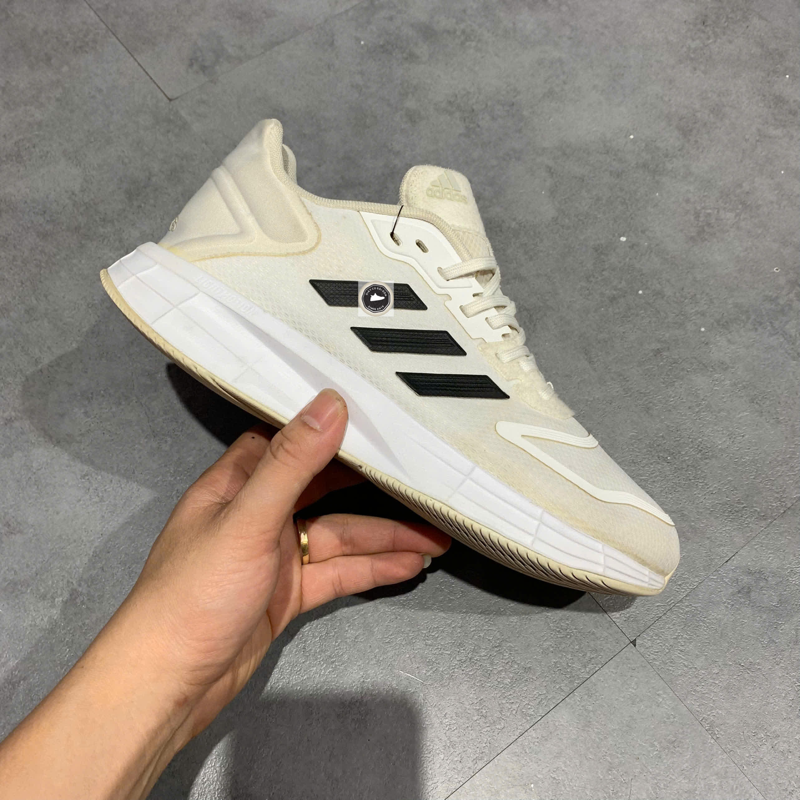 🔥 Giày Adidas DURAMO 10 ‘Cloud White’ GW8348 – SIZE 40 – PVN23629 – CHÍNH HÃNG