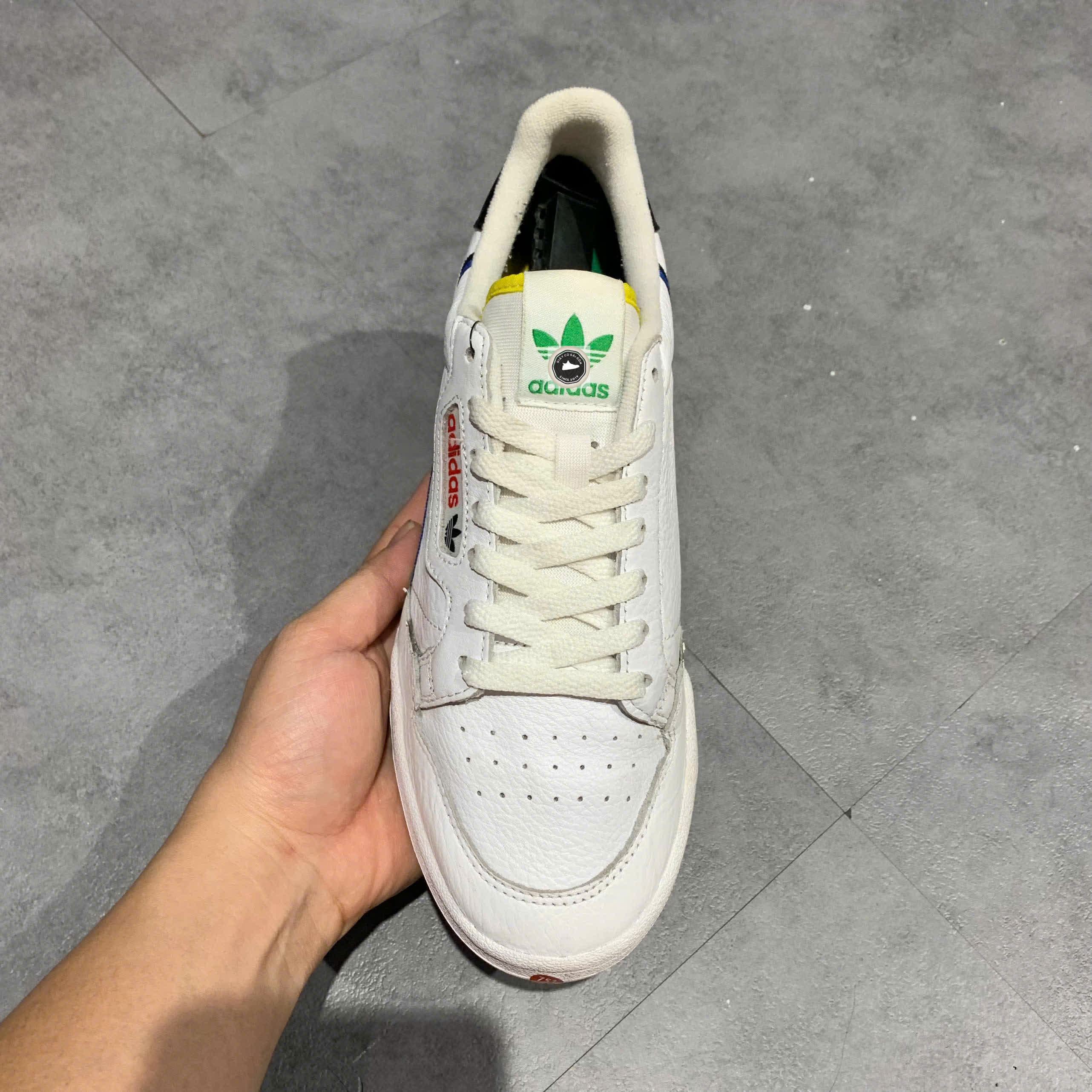 🔥 ADIDAS CONTINENTAL 80 ‘WHITE BLUE’ – SIZE 40 2/3 – PVN23436 – CHÍNH HÃNG