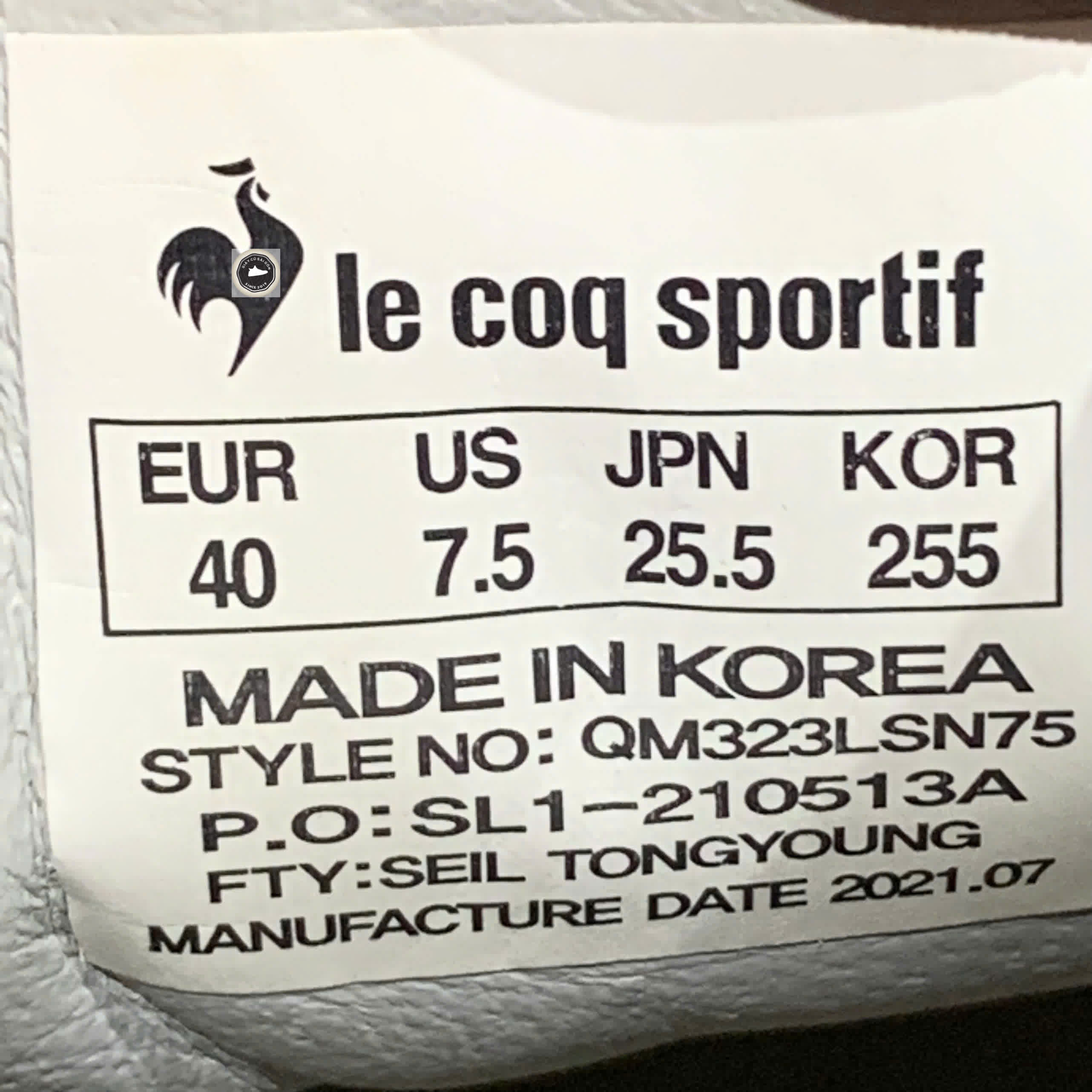 🔥 LE COQ SPORTIF POPOLA CLASSIC PREMIUM – SIZE 40 – PVN23250 – CHÍNH HÃNG