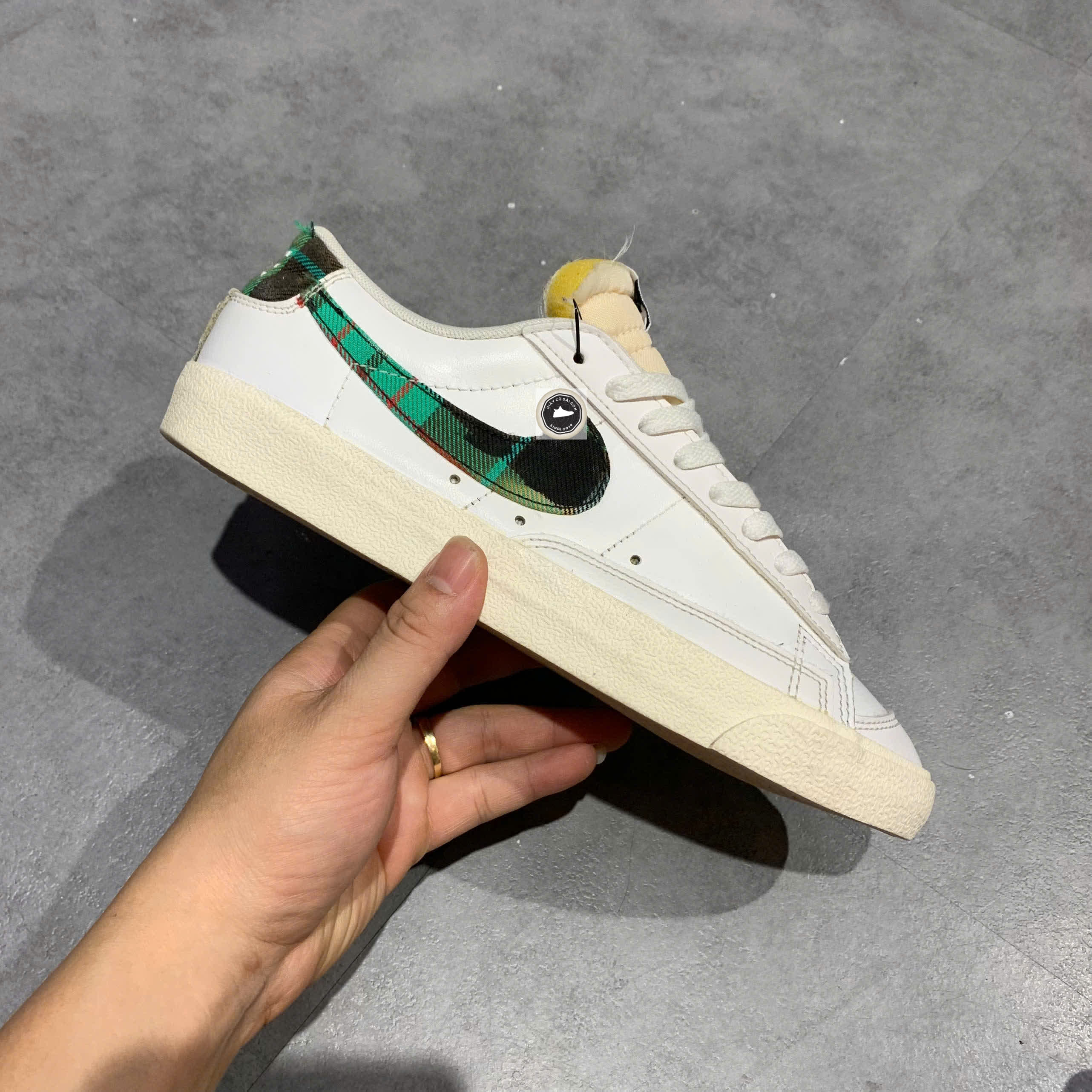 🔥 Nike Blazer Low '77 Tartan – SIZE 40 – PVN23433 – CHÍNH HÃNG