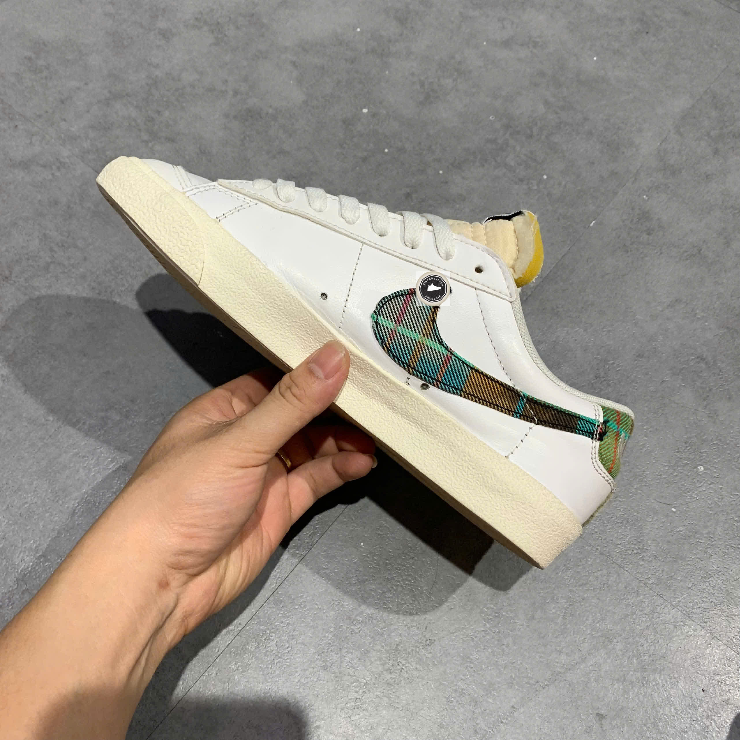 🔥 Nike Blazer Low '77 Tartan – SIZE 40 – PVN23433 – CHÍNH HÃNG