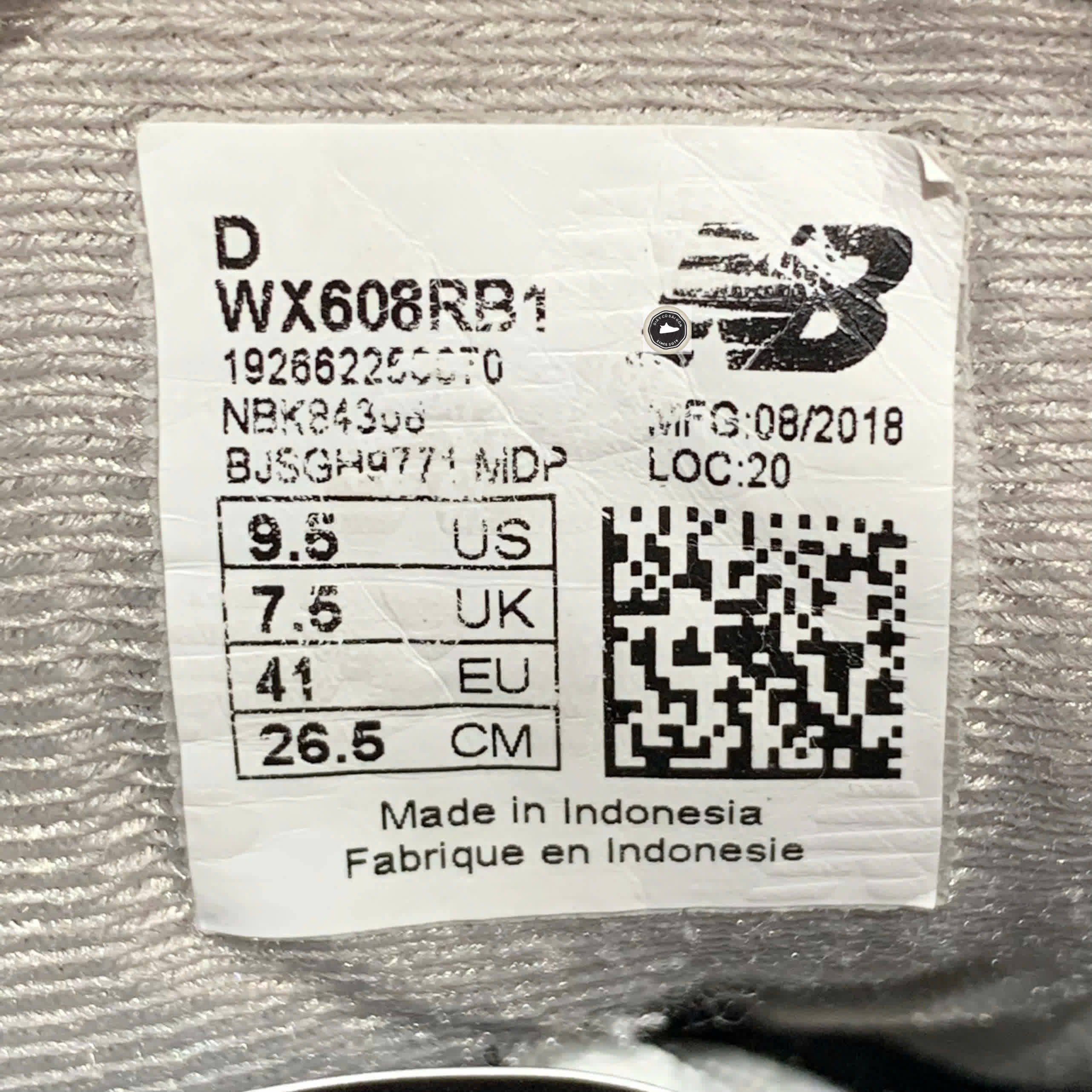 🔥 NEW BALANCE 608 SERIES ‘BLACK & WHITE’ – SIZE 41 – PVN23242 – CHÍNH HÃNG