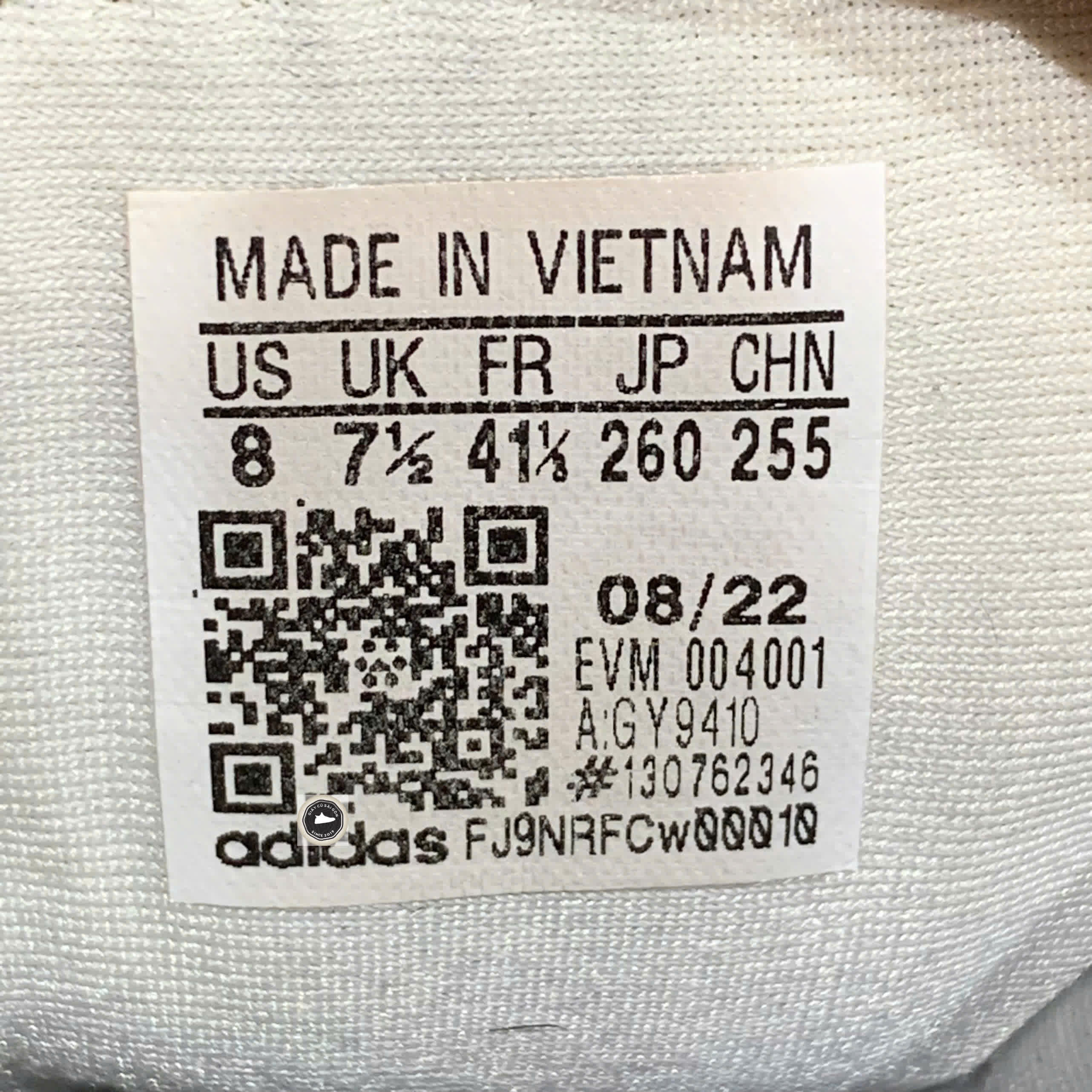 🔥 ADIDAS HYPERTURF ‘WHITE SILVER METALLIC’ – SIZE 41 1/3 – PVN23284 – CHÍNH HÃNG