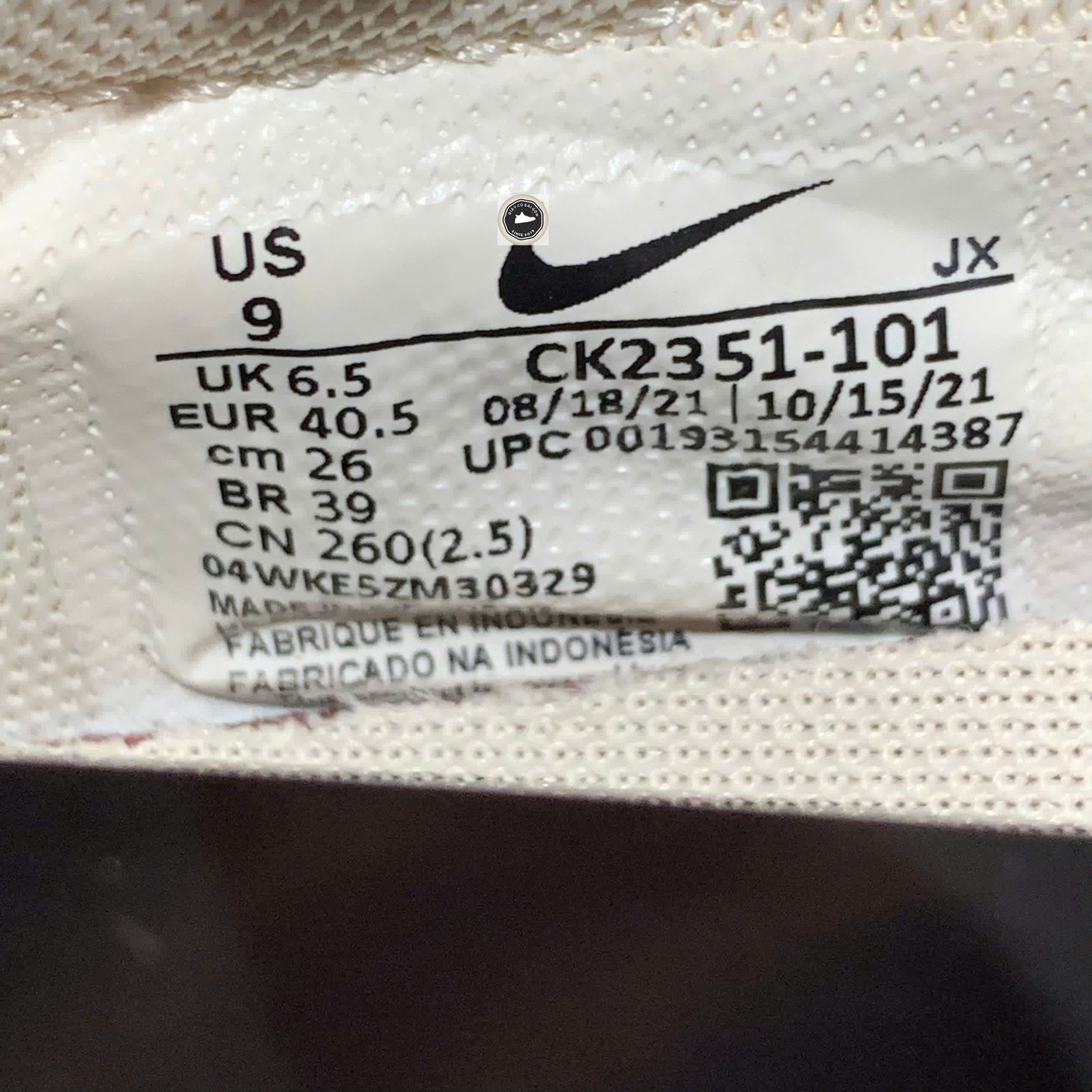 🔥 Giày Nike Daybreak ‘Pale Ivory Light Smoke Grey’ CK2351-101 – SIZE 40.5 – PVN23206 – CHÍNH HÃNG