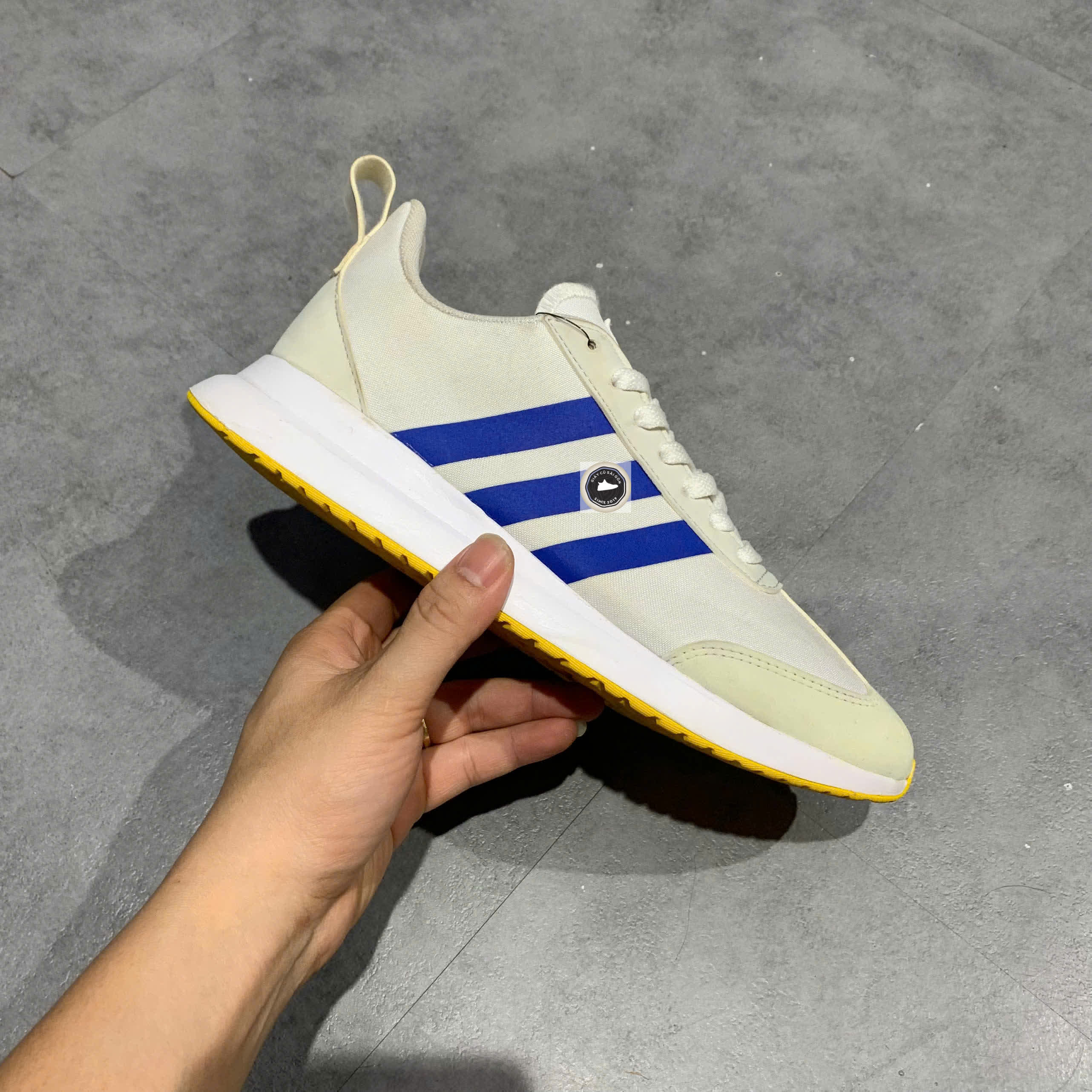 🔥 ADIDAS RUN60S ‘WHITE BLUE’ EG8688 – SIZE 40 – PVN23151 – CHÍNH HÃNG