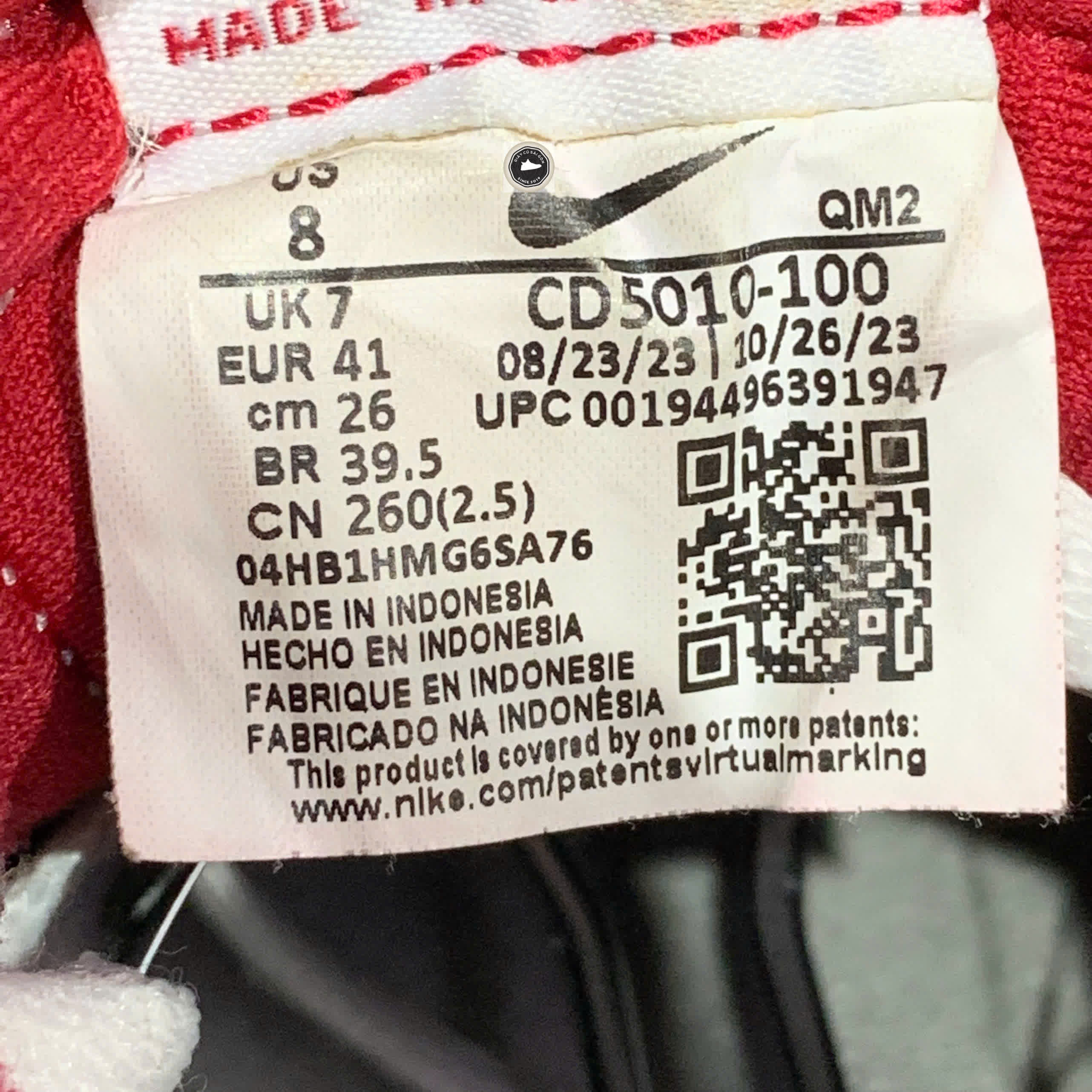 🔥 NIKE SB HERITAGE VULC ‘SUMMIT WHITE / CARDINAL RED’ – SIZE 41 – PVN23320 – CHÍNH HÃNG