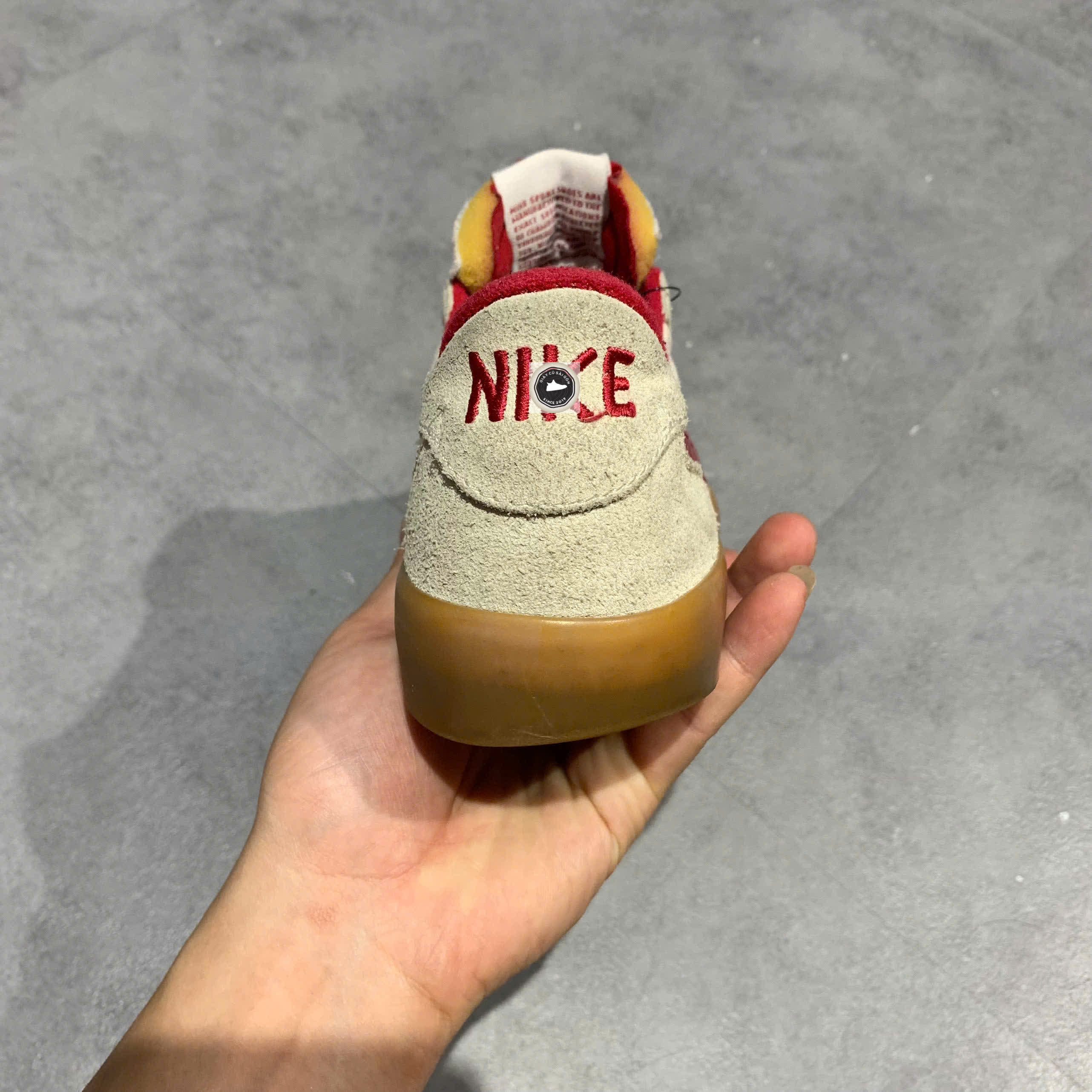 🔥 NIKE SB HERITAGE VULC ‘SUMMIT WHITE / CARDINAL RED’ – SIZE 41 – PVN23320 – CHÍNH HÃNG