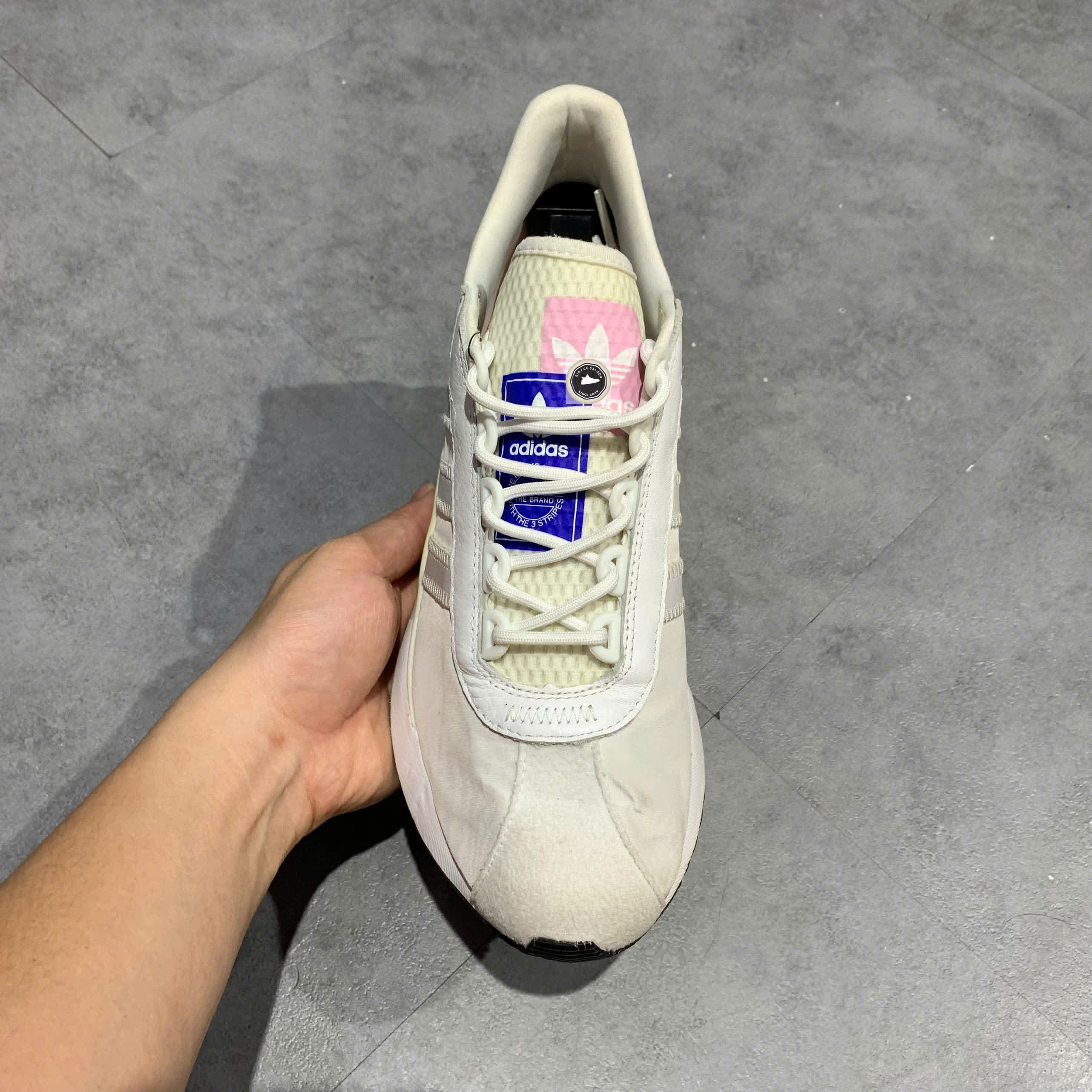 🔥 ADIDAS SL ANDRIDGE ‘CLOUD WHITE / GREY ONE / CORE BLACK’ – SIZE 42 – PVN23342 – CHÍNH HÃNG