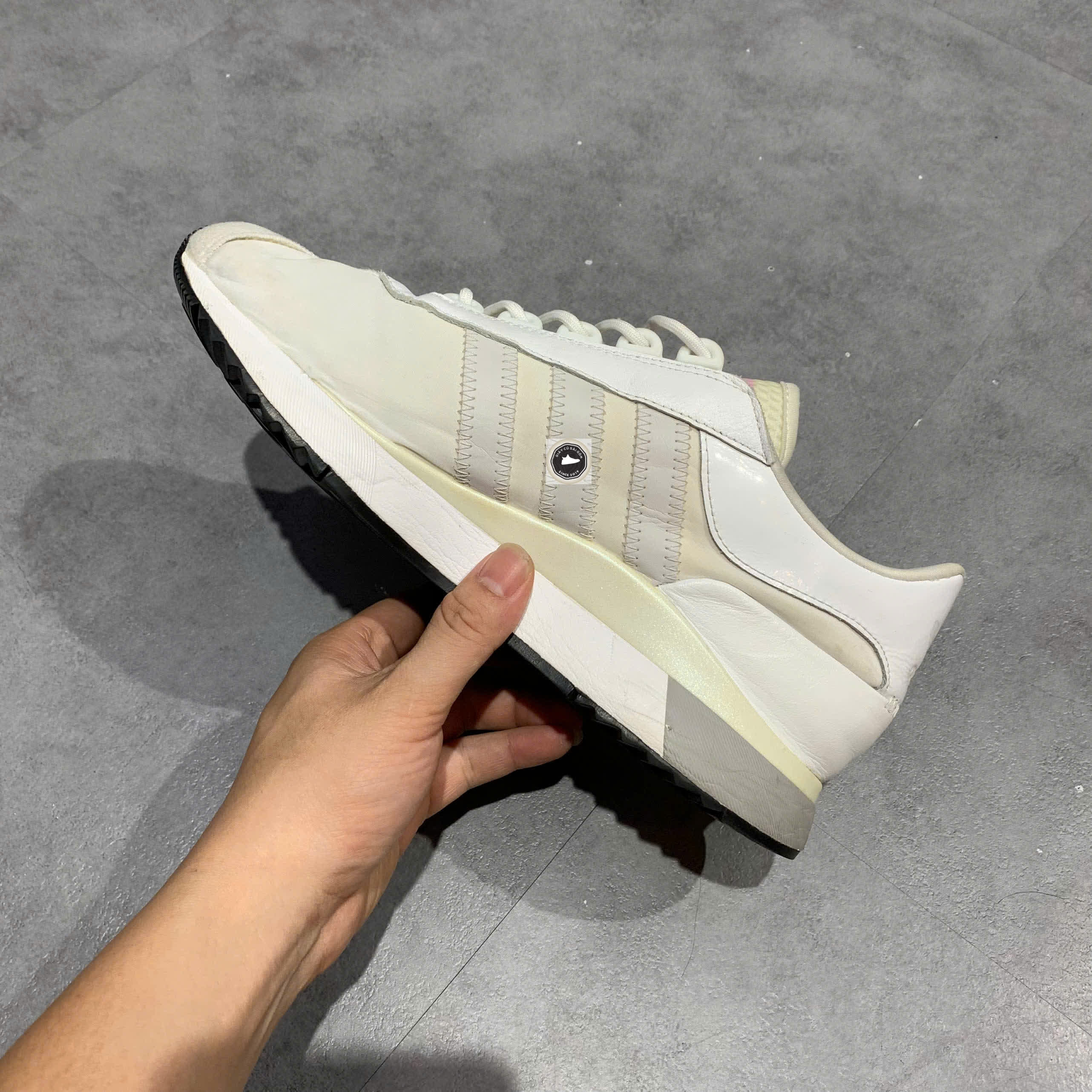 🔥 ADIDAS SL ANDRIDGE ‘CLOUD WHITE / GREY ONE / CORE BLACK’ – SIZE 42 – PVN23342 – CHÍNH HÃNG