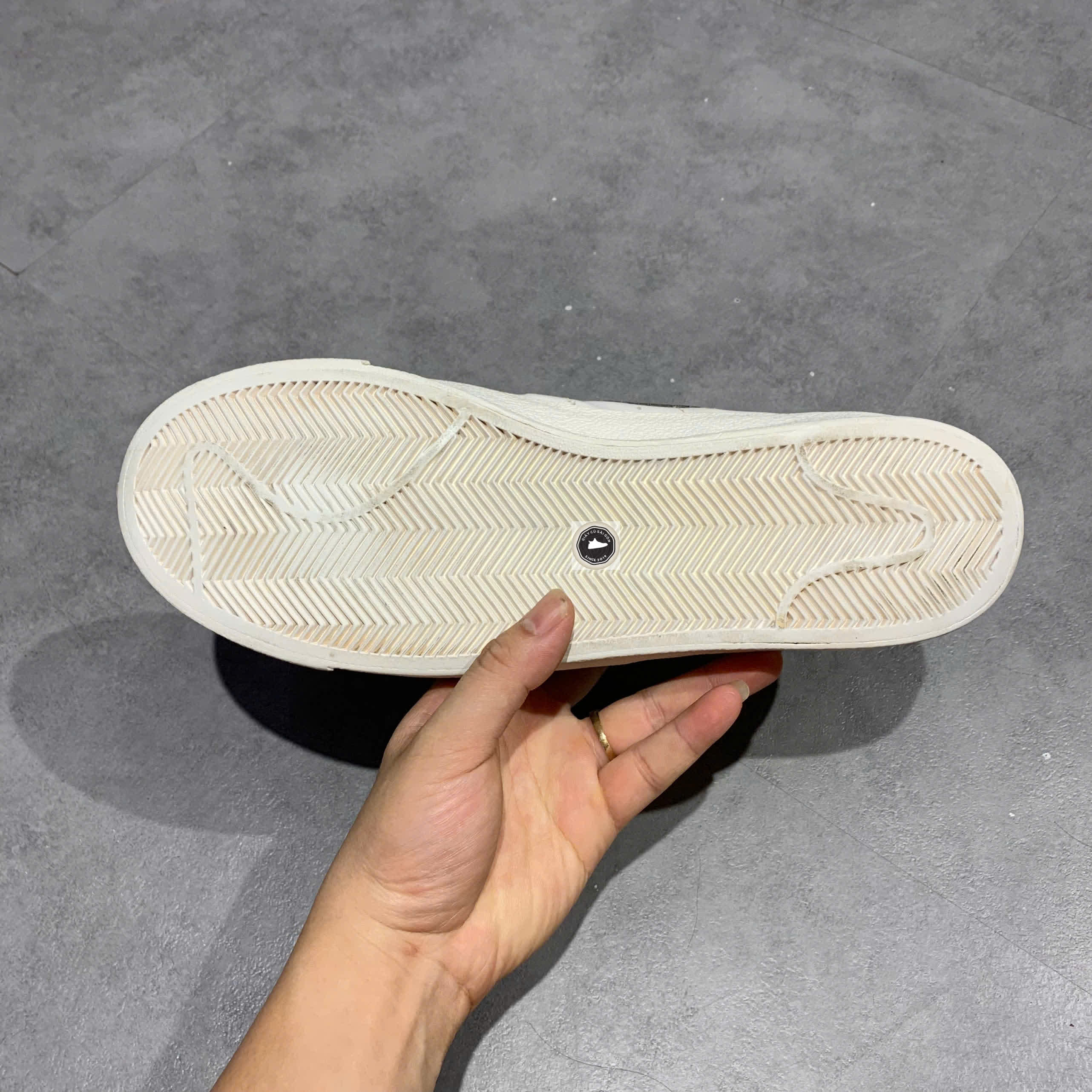 🔥 Giày Nike Blazer Low '77 Vintage 'White/Black' DA6364‑101 – SIZE 44.5 – PVN23411 – CHÍNH HÃNG