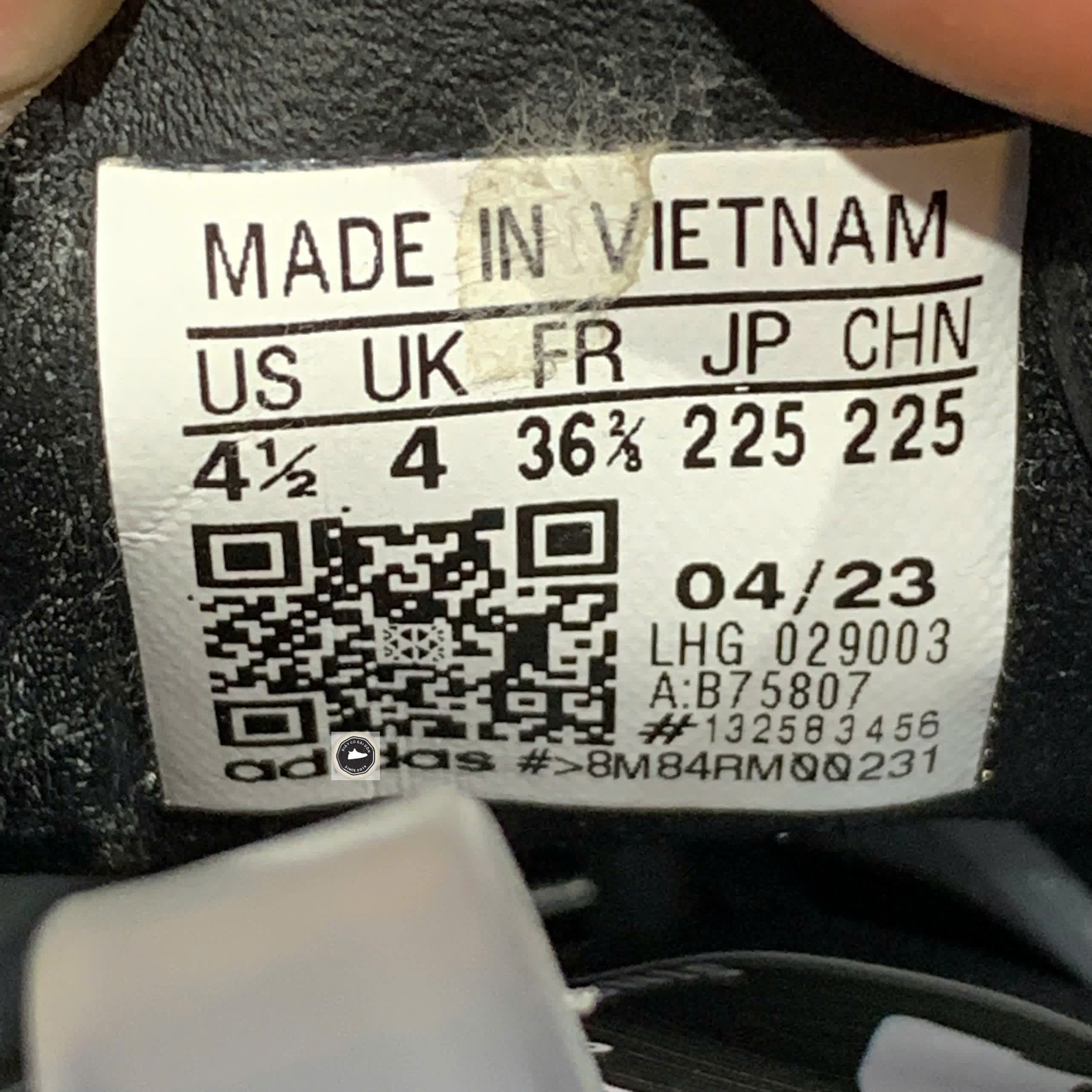 🔥 ADIDAS SAMBA OG “BLACK GUM” – SIZE 26 2/3 – PVN23711 – CHÍNH HÃNG