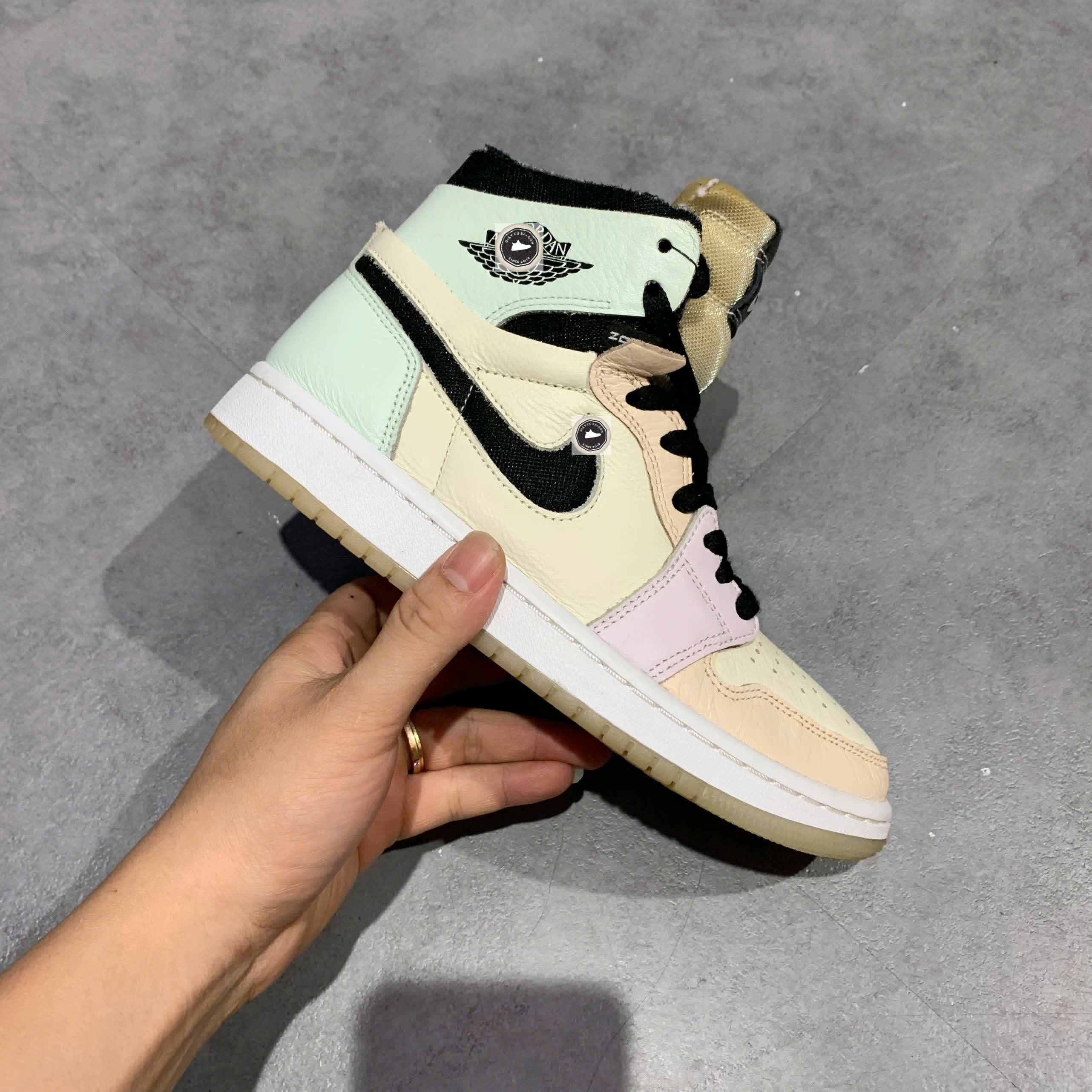 🔥 AIR JORDAN 1 HIGH ZOOM COMFORT “EASTER” – SIZE 36.5 – PVN23812 – CHÍNH HÃNG