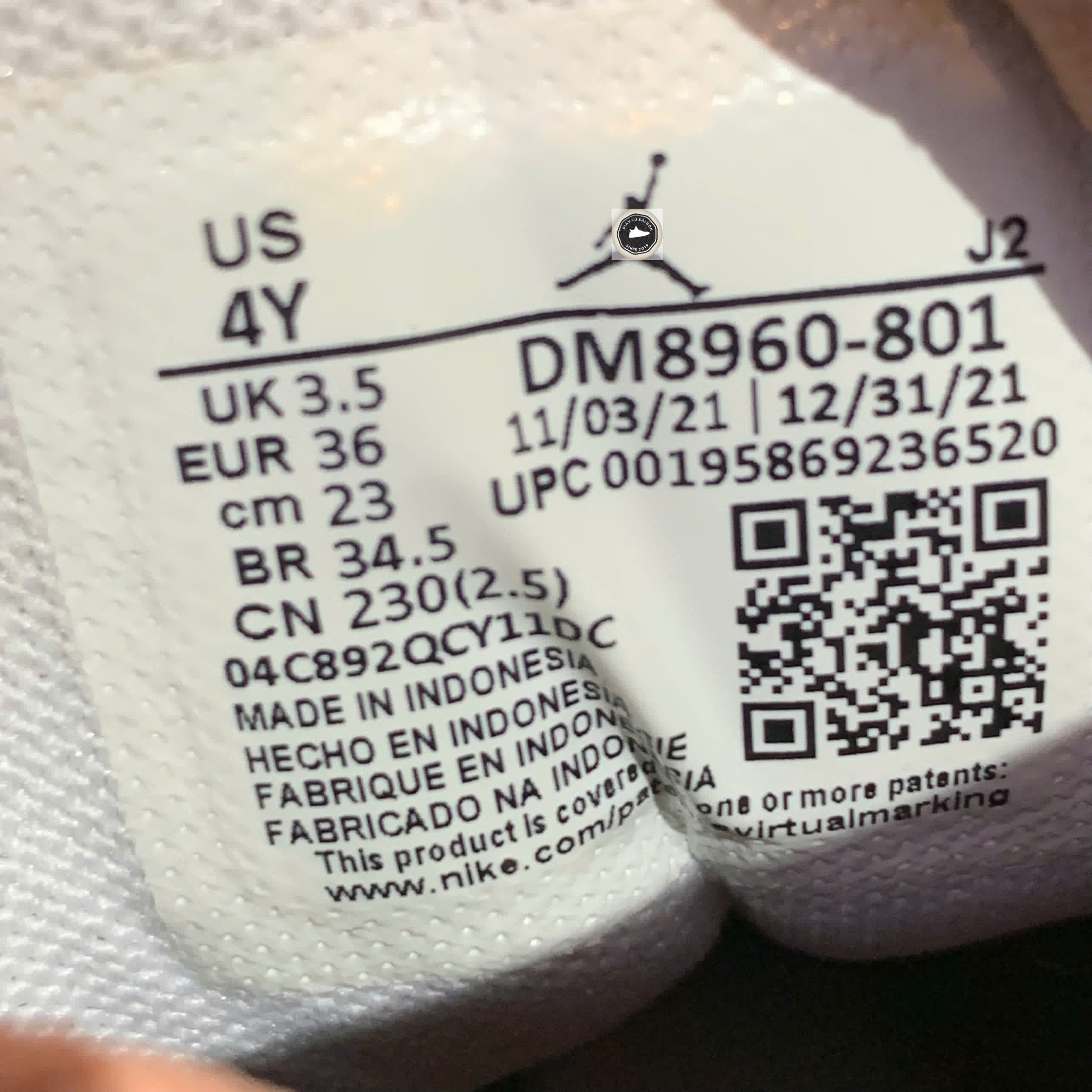 🔥 NIKE AIR JORDAN 1 LOW “LIGHT MADDER ROOT” – SIZE 36 – PVN23727 – CHÍNH HÃNG