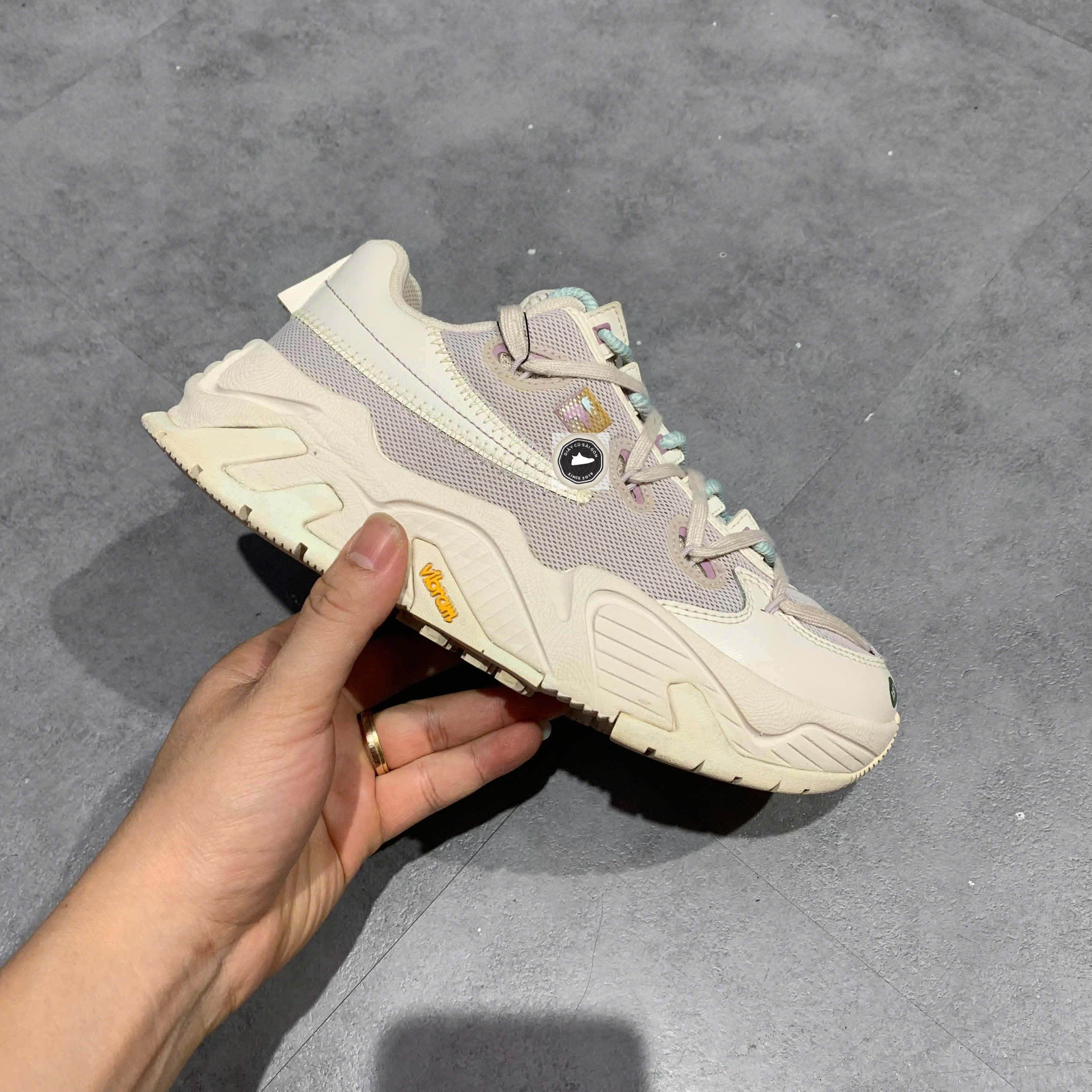 🔥 FILA FUSION SHOES “LAVENDER GREY” – SIZE 36 – PVN23919 – CHÍNH HÃNG