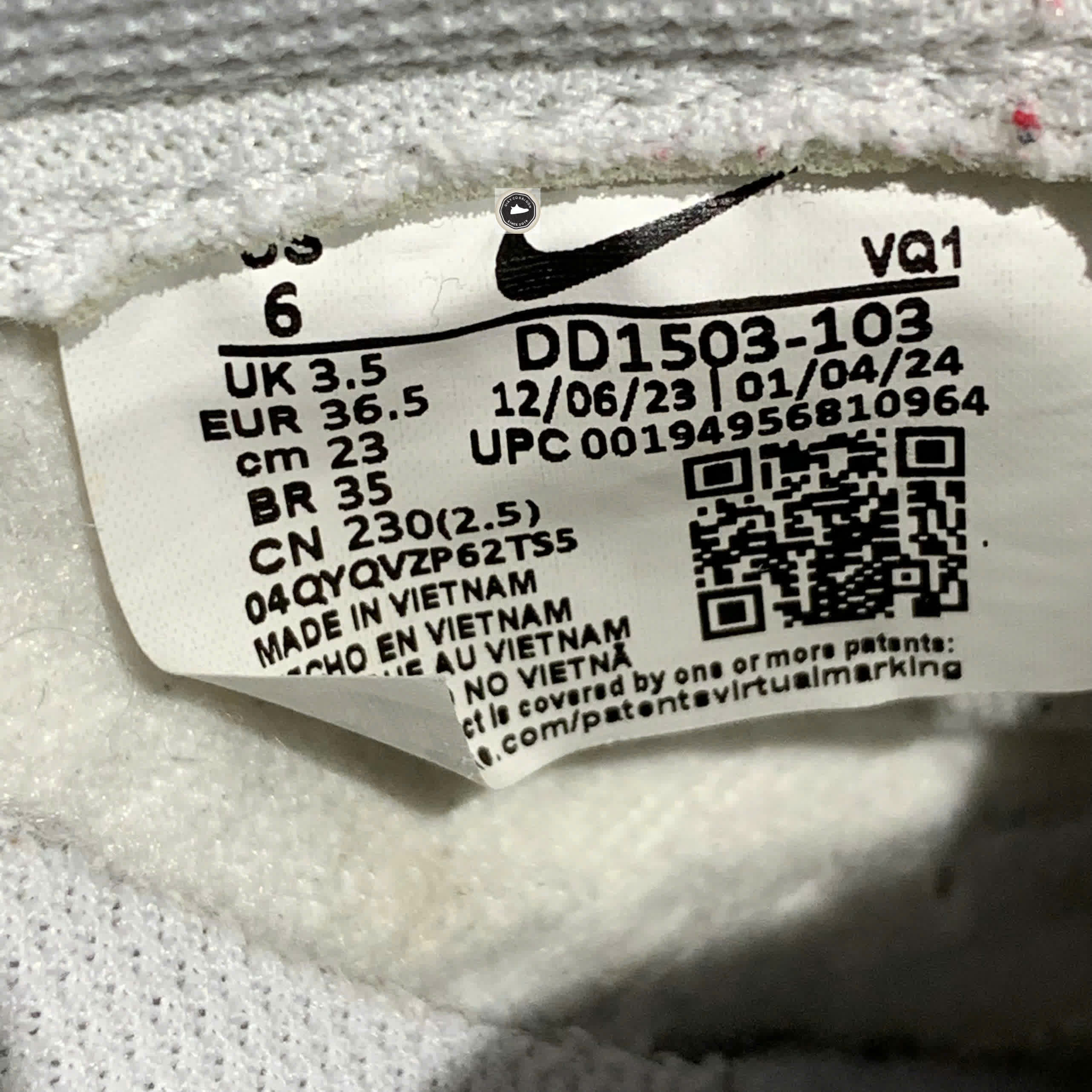 🔥 NIKE DUNK LOW “PHOTON DUST” – SIZE 36.5 – PVN23845 – CHÍNH HÃNG