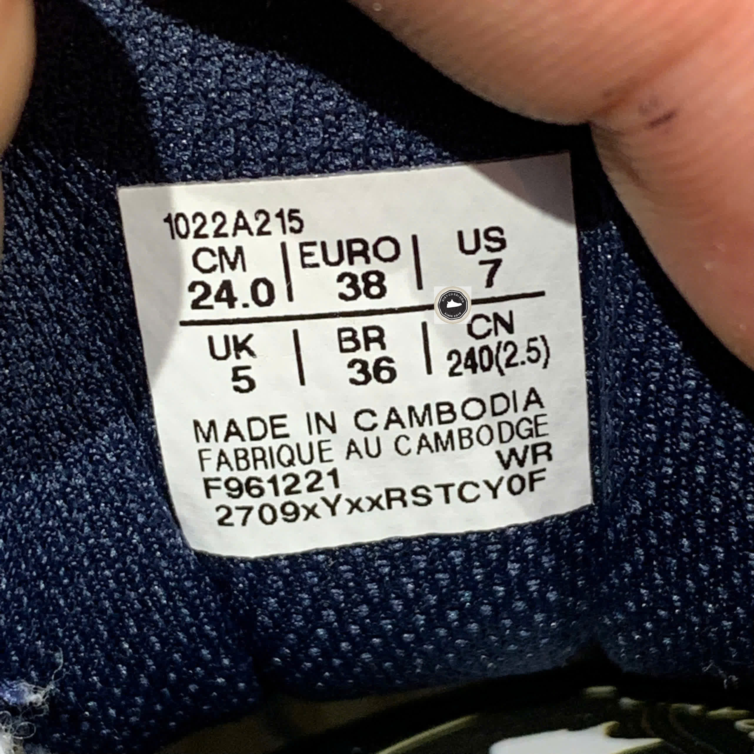 🔥 ASICS GEL‑1090 Shoes – SIZE 38 – PVN23846 – CHÍNH HÃNG