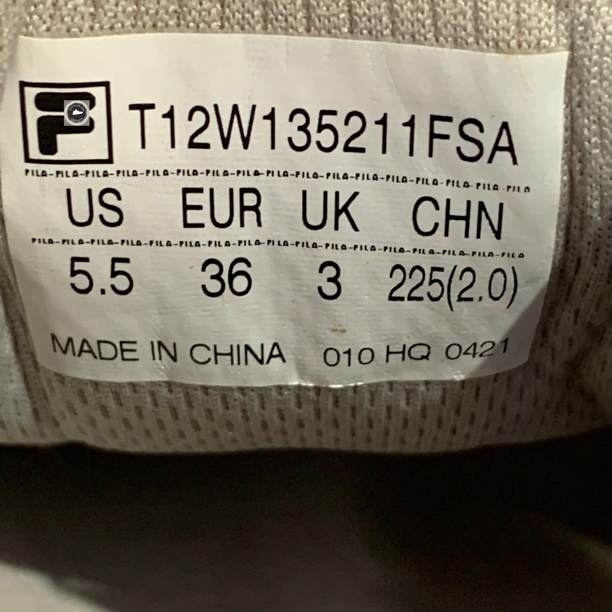 🔥 FILA FUSION DADSHOES “CREAM BEIGE” – SIZE 36 – PVN23810 – CHÍNH HÃNG